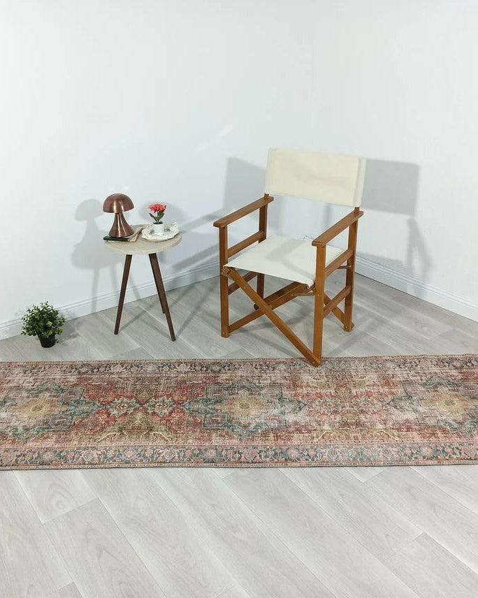 Nar Rug Turkish Earth tones Terracotta Floral Rug