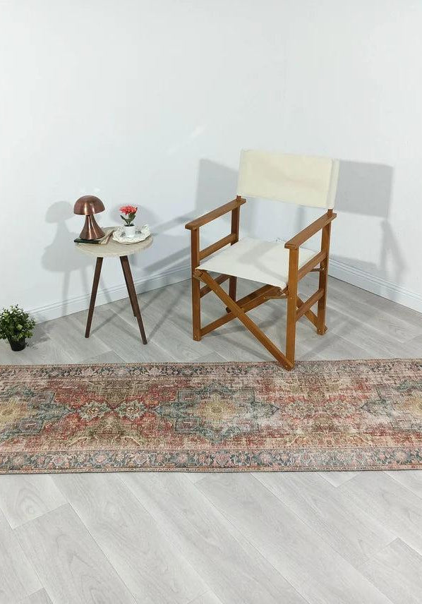 Nar Rug Turkish Earth tones Terracotta Floral Rug