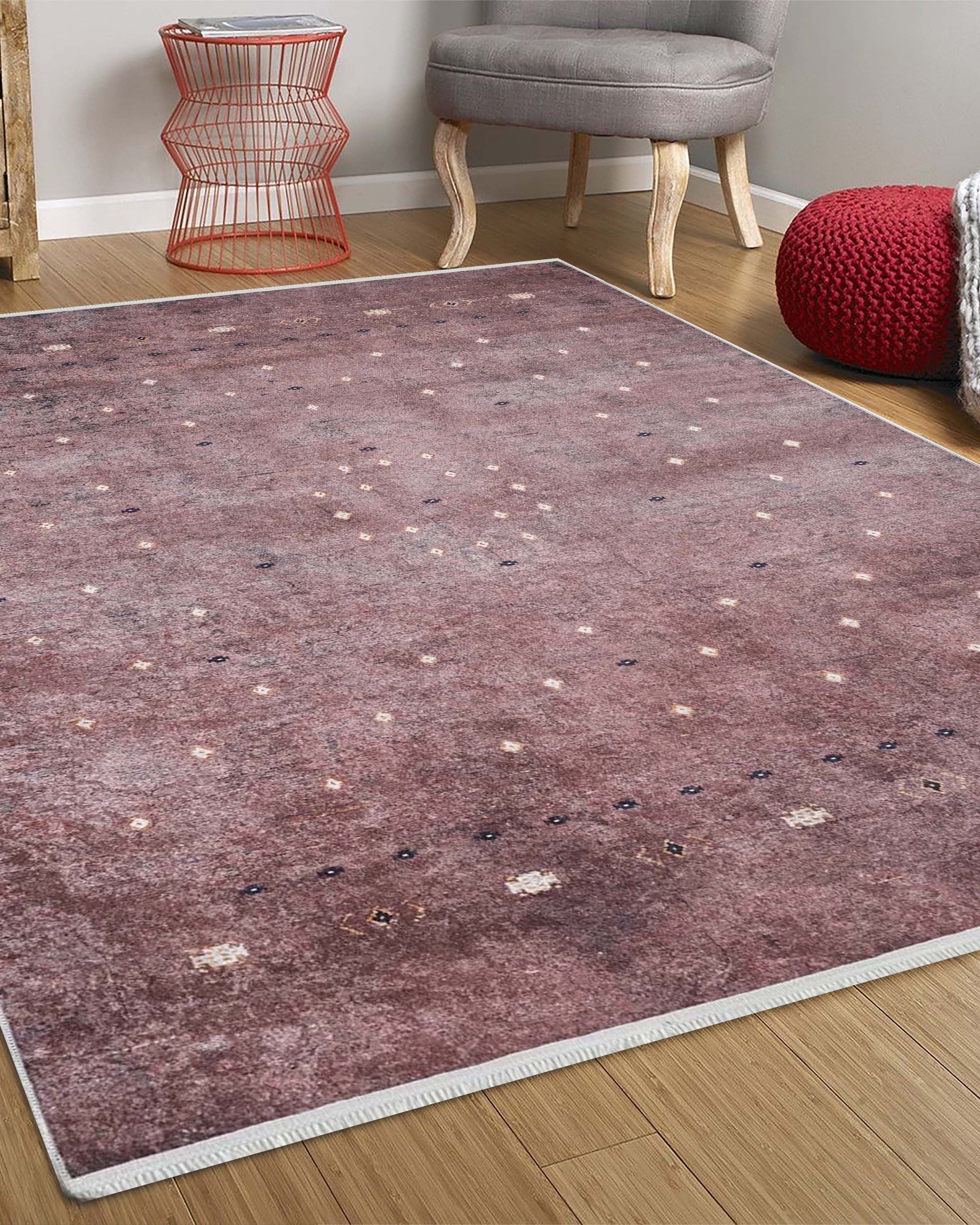 Nedal Turkish Oushak Red Brown Rug