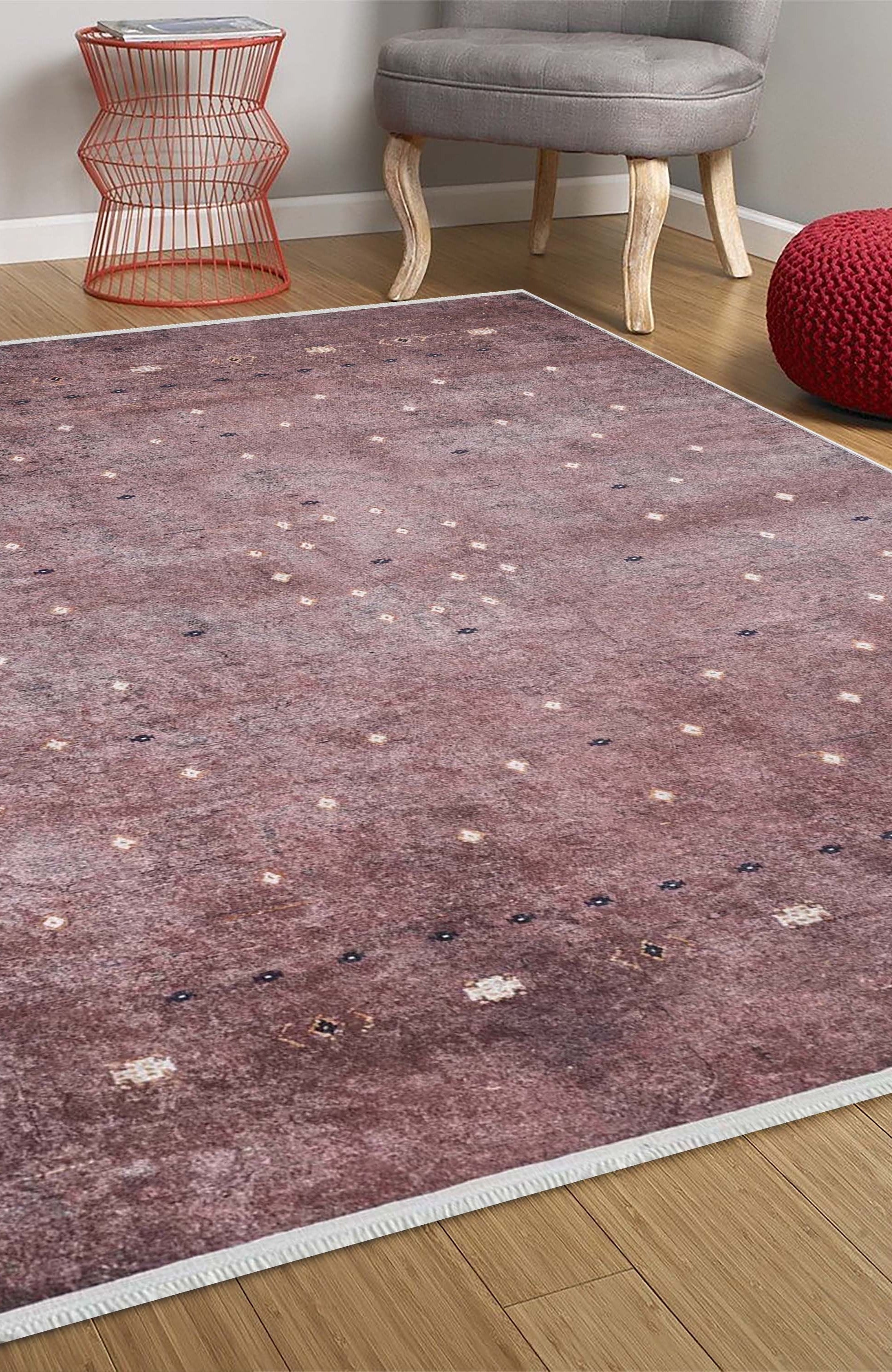 Nedal Turkish Oushak Red Brown Rug