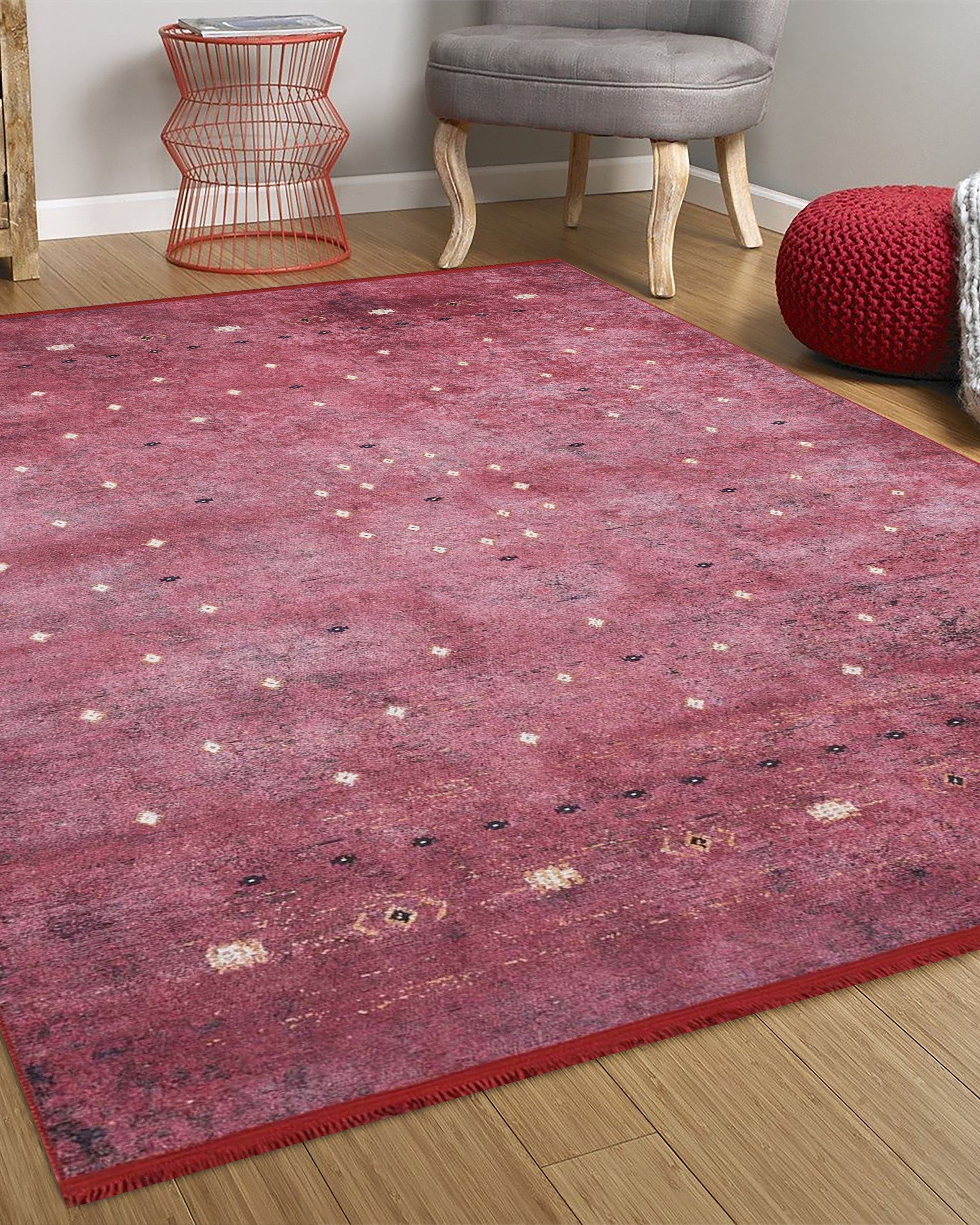 Nedal Turkish Oushak Red Brown Rug