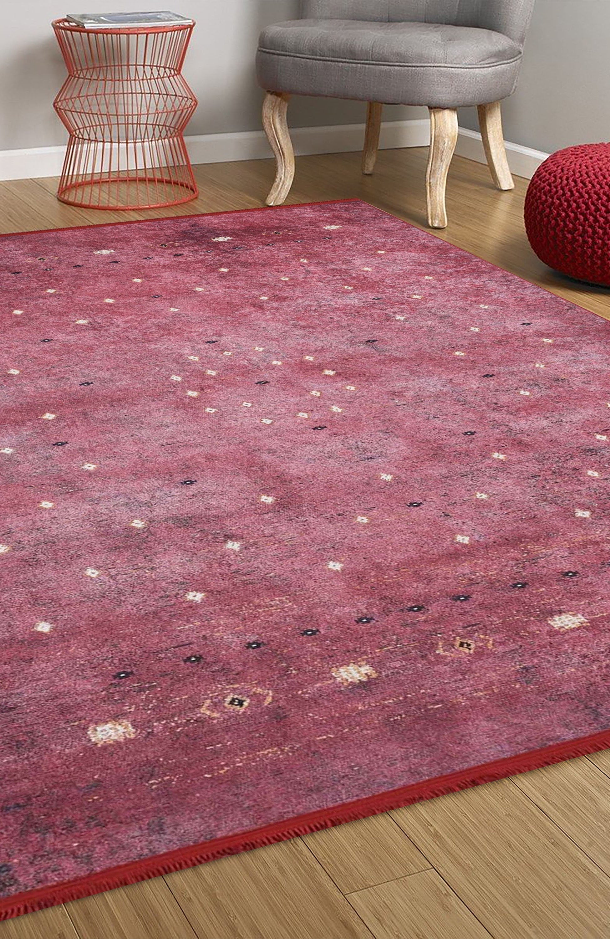 Nedal Turkish Oushak Red Brown Rug