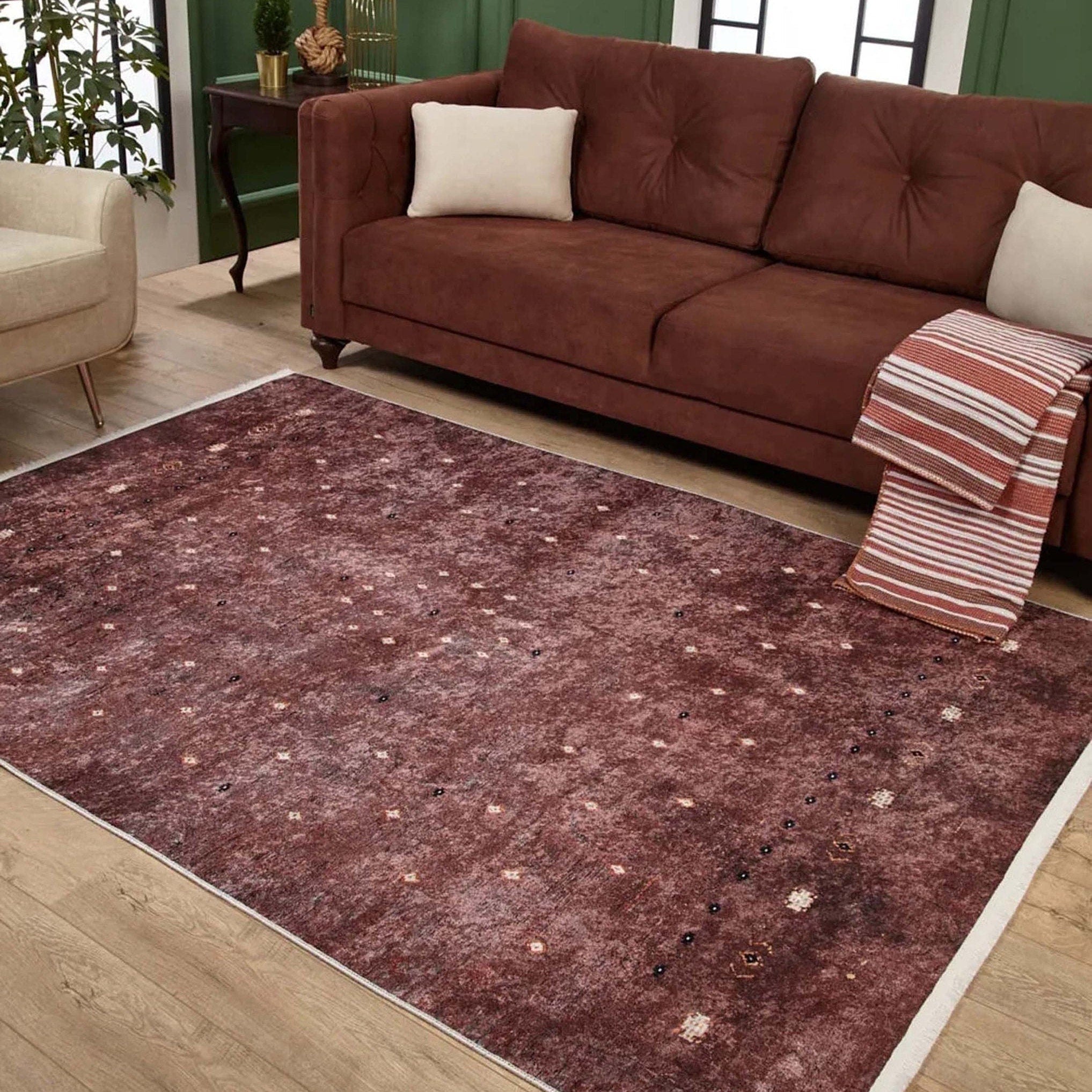 Nedal Turkish Oushak Red Brown Rug