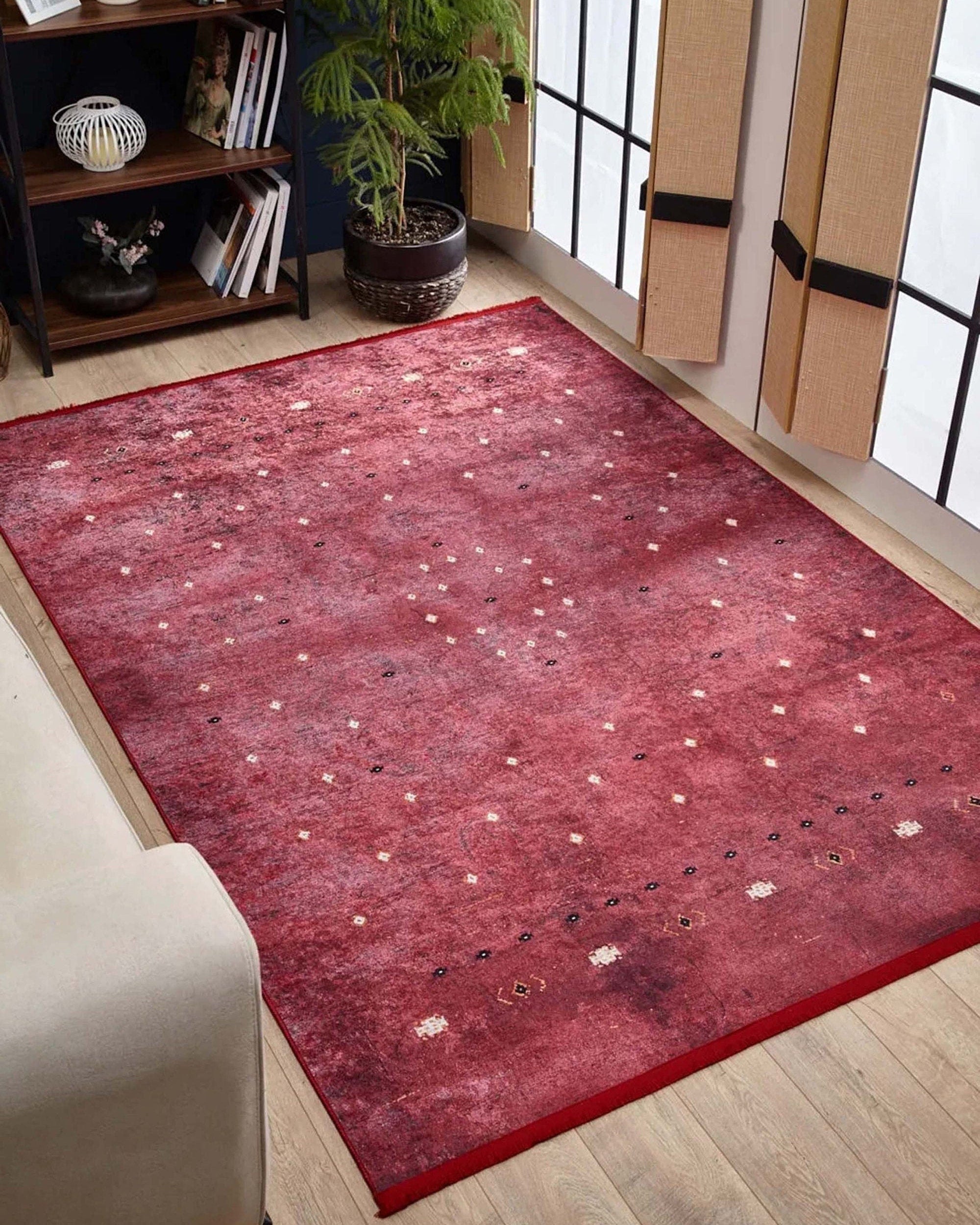 Nedal Turkish Oushak Red Brown Rug
