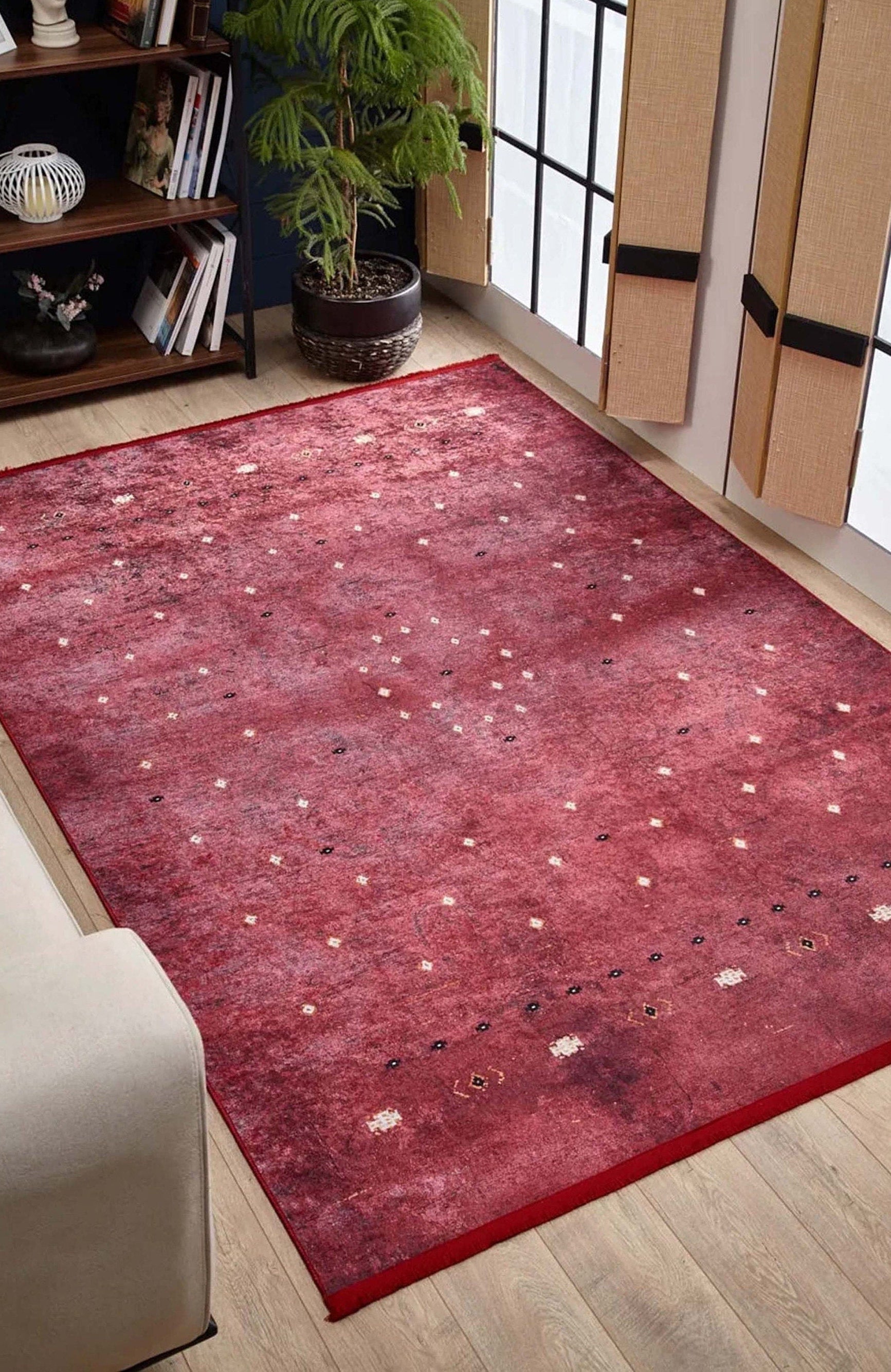 Nedal Turkish Oushak Red Brown Rug