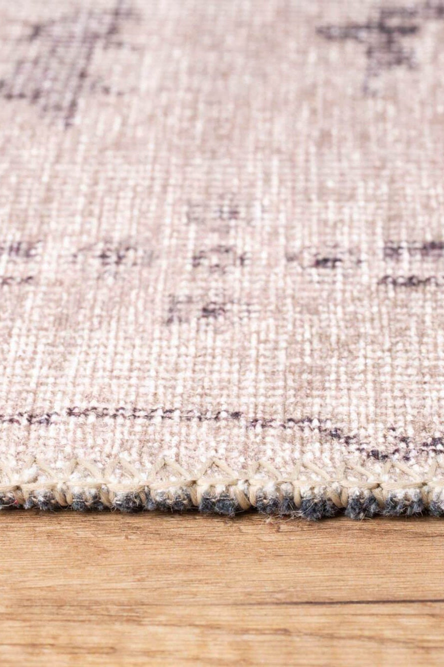 Nilo Faded Beige Turkish Rug