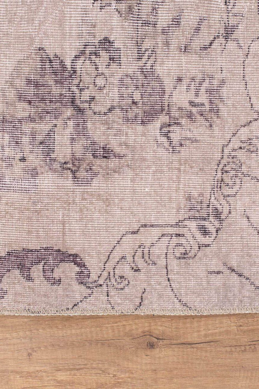 Nilo Faded Beige Turkish Rug