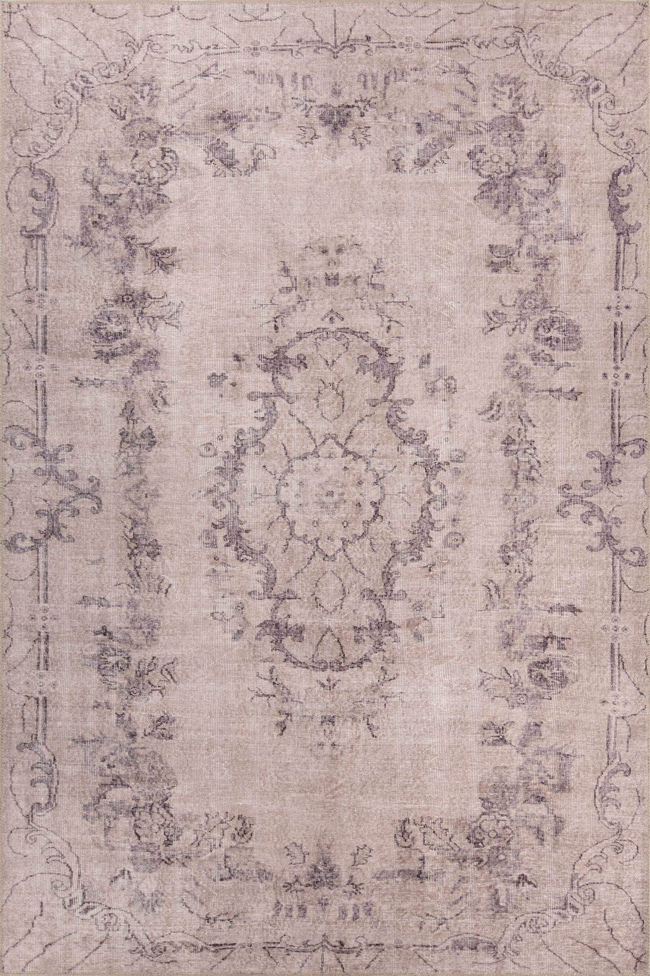 Nilo Faded Beige Turkish Rug
