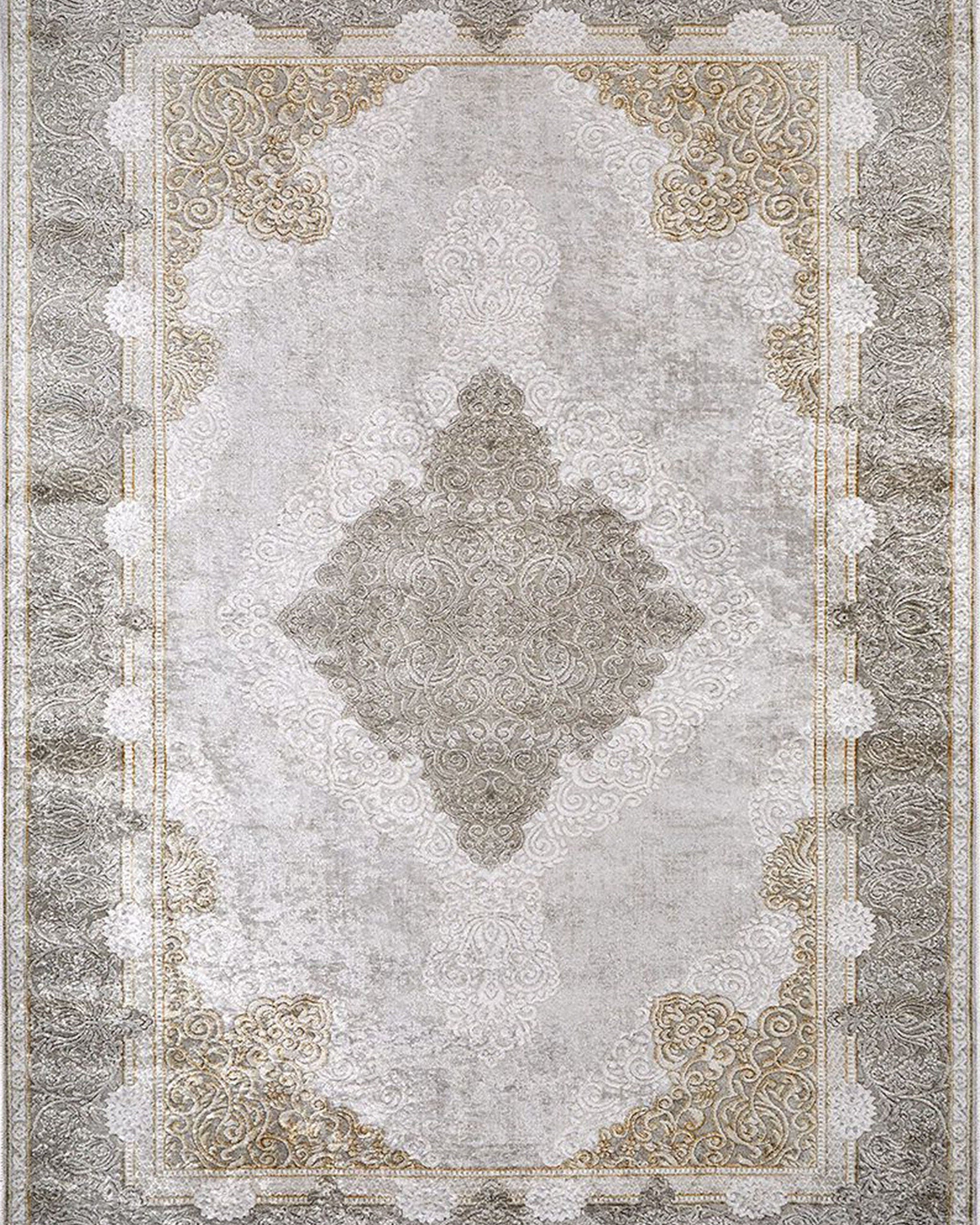 Nina Neutral Faded Beige Turkish Rug