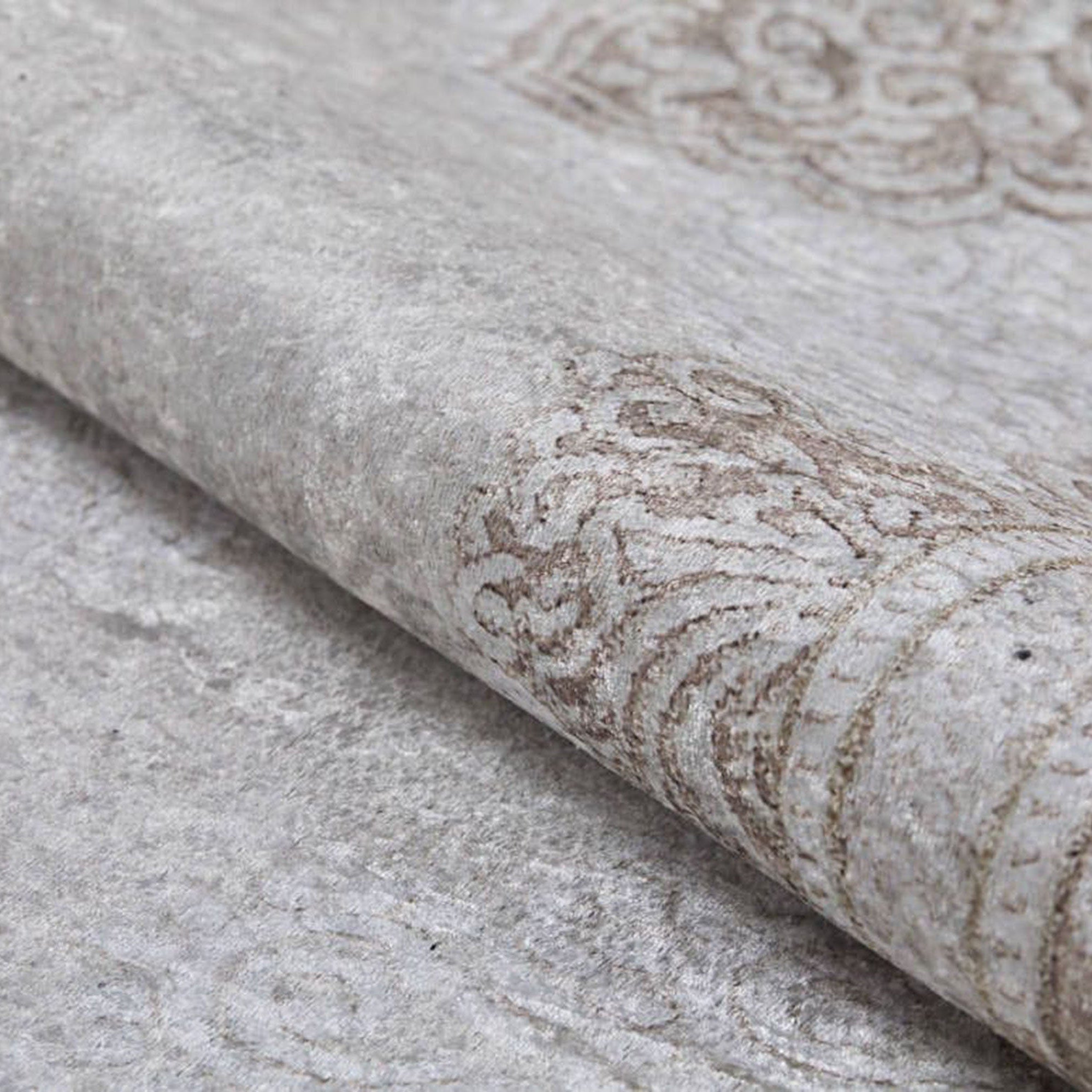 Nina Neutral Faded Beige Turkish Rug