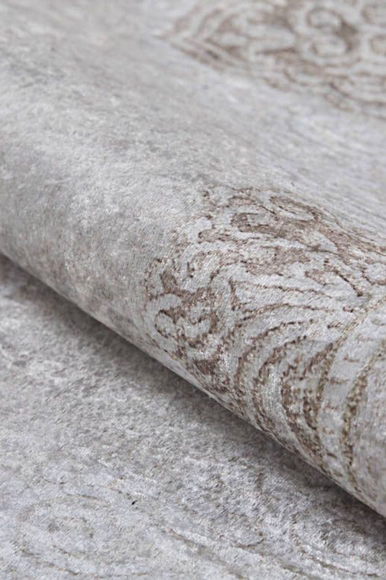 Nina Neutral Faded Beige Turkish Rug