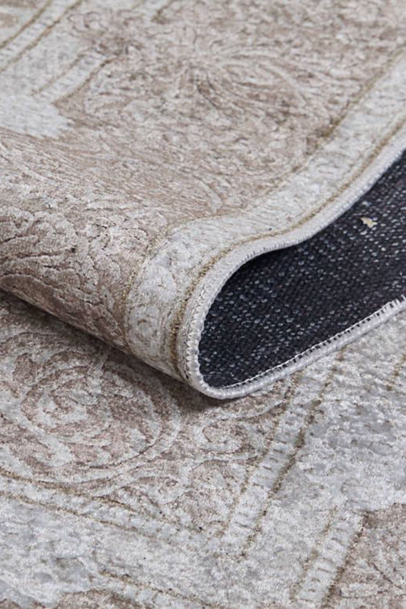 Nina Neutral Faded Beige Turkish Rug