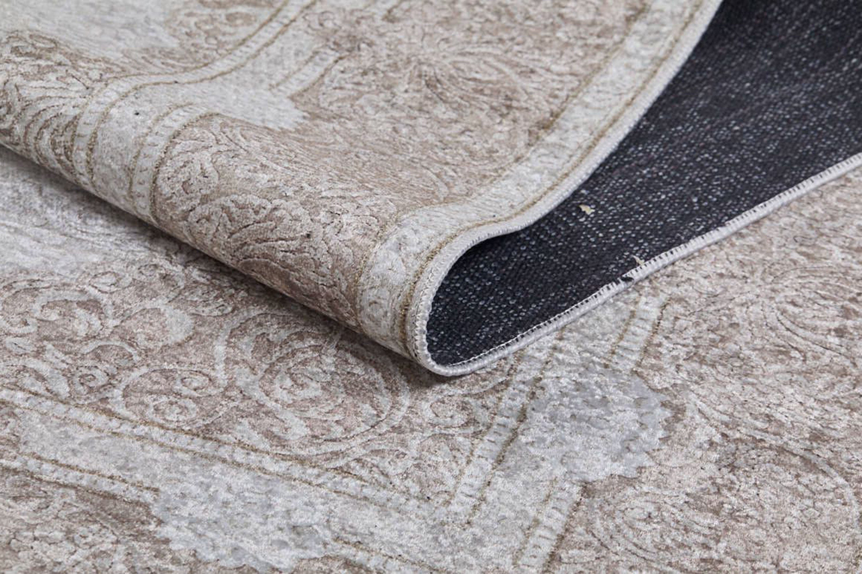 Nina Neutral Faded Beige Turkish Rug