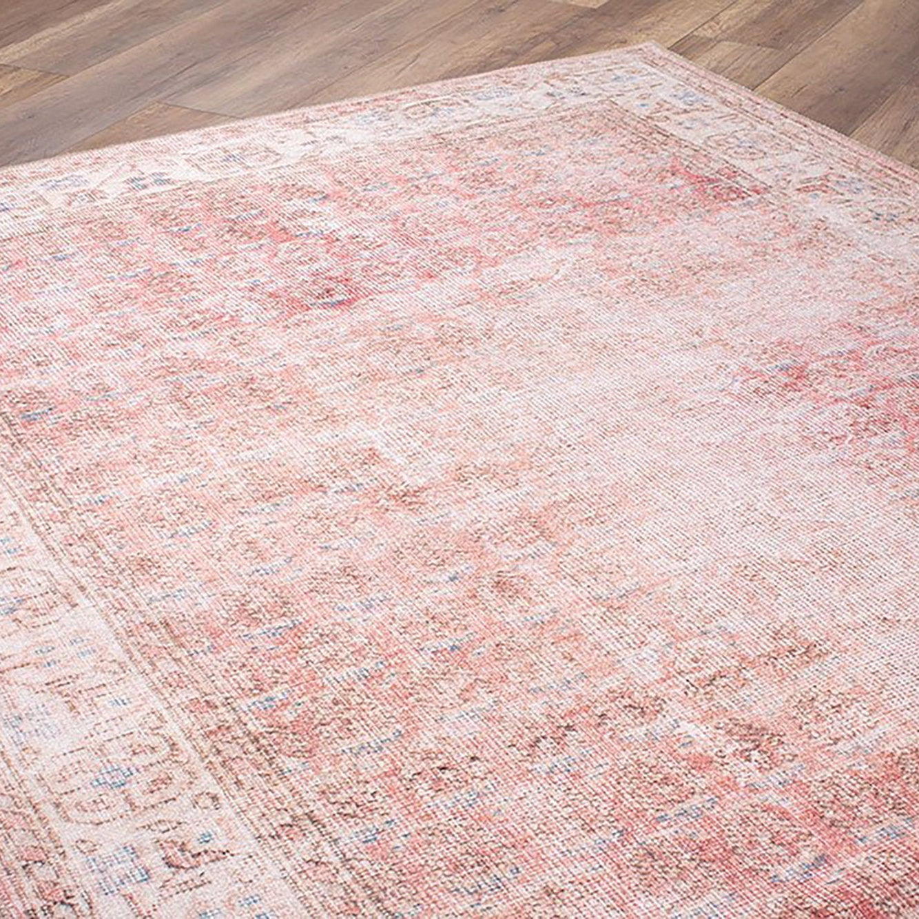 Nisa Rug Turkish Faded Burnt Orange Rug
