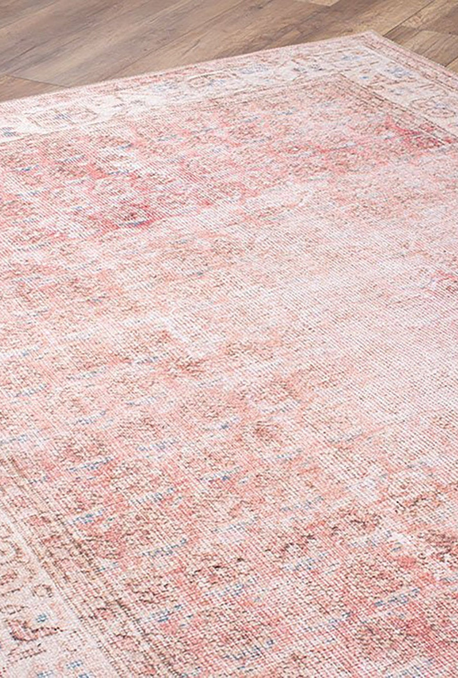 Nisa Rug Turkish Faded Burnt Orange Rug