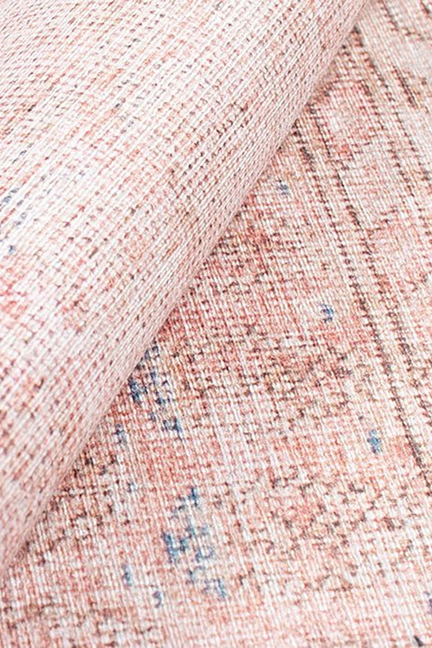 Nisa Rug Turkish Faded Burnt Orange Rug