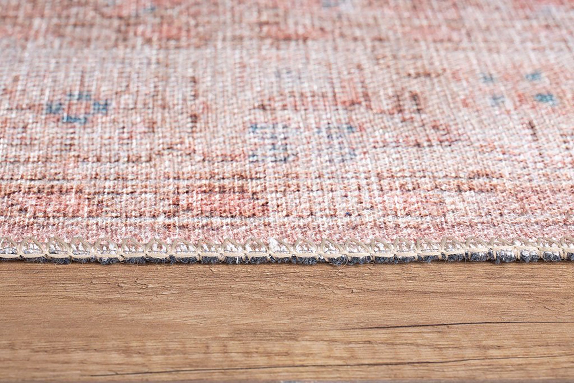 Nisa Rug Turkish Faded Burnt Orange Rug