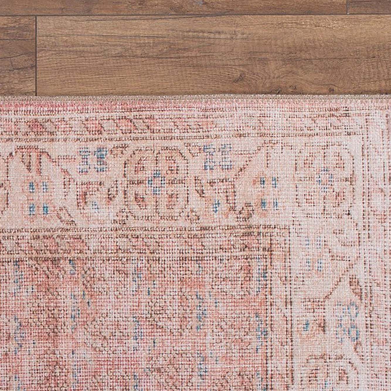 Nisa Rug Turkish Faded Burnt Orange Rug