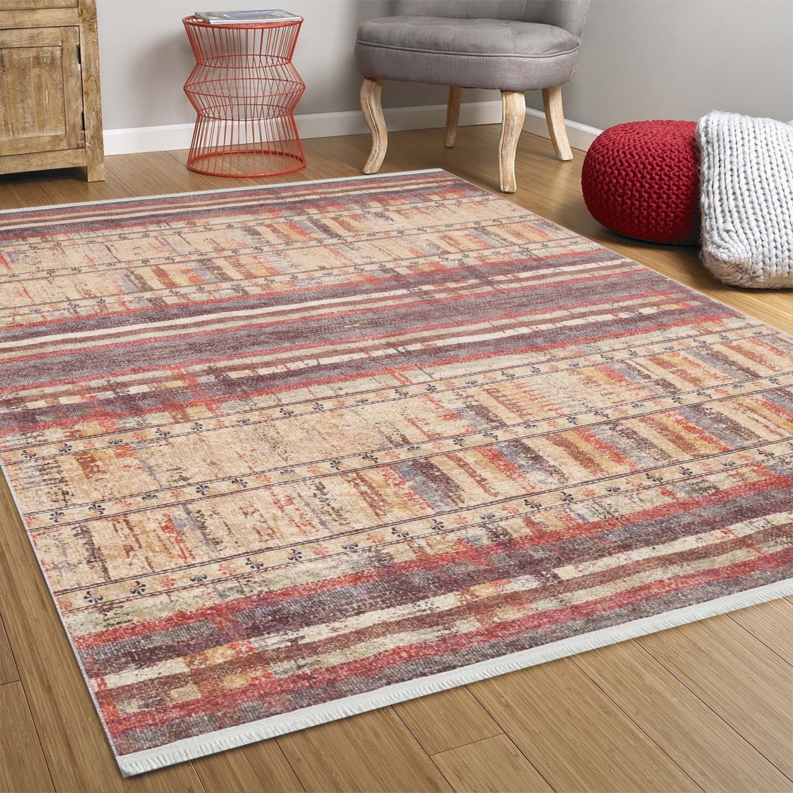 Nona Turkish Kilim Yellowish Beige Rug