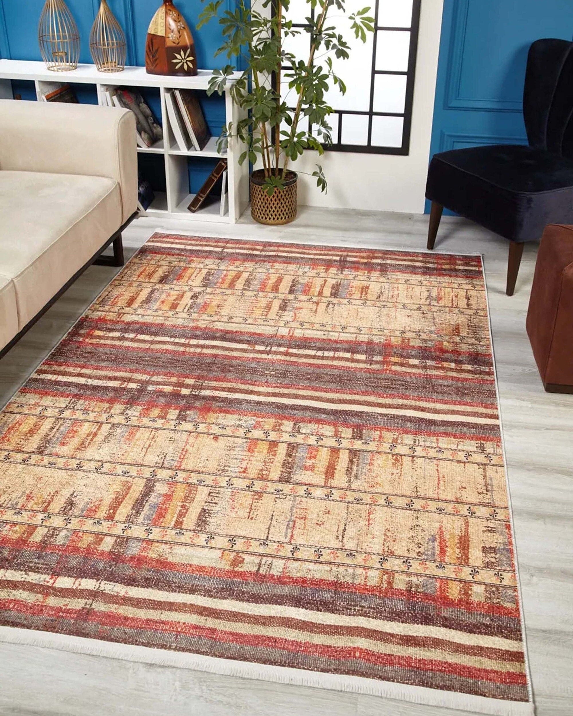 Nona Turkish Kilim Yellowish Beige Rug