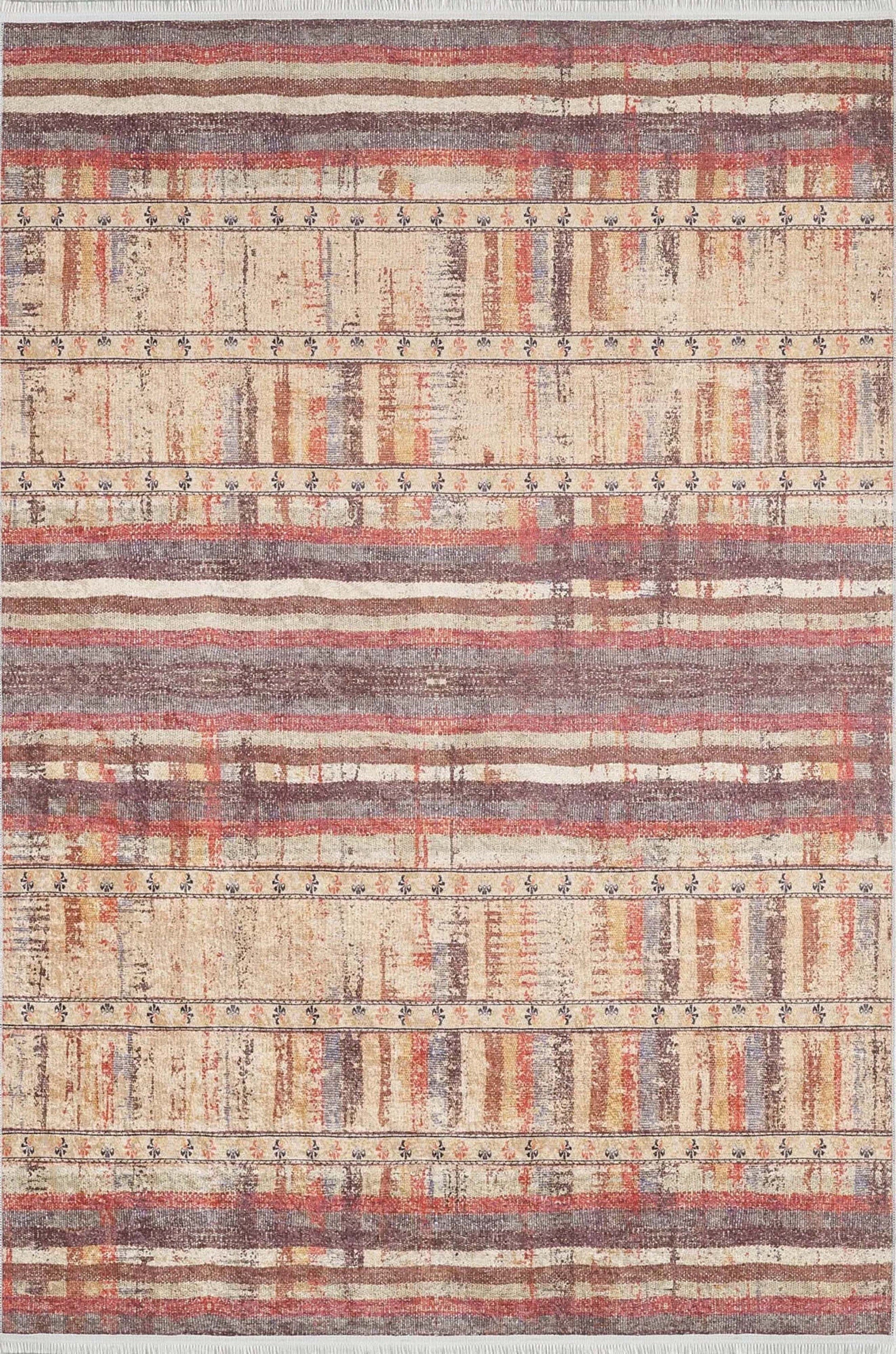 Nona Turkish Kilim Yellowish Beige Rug