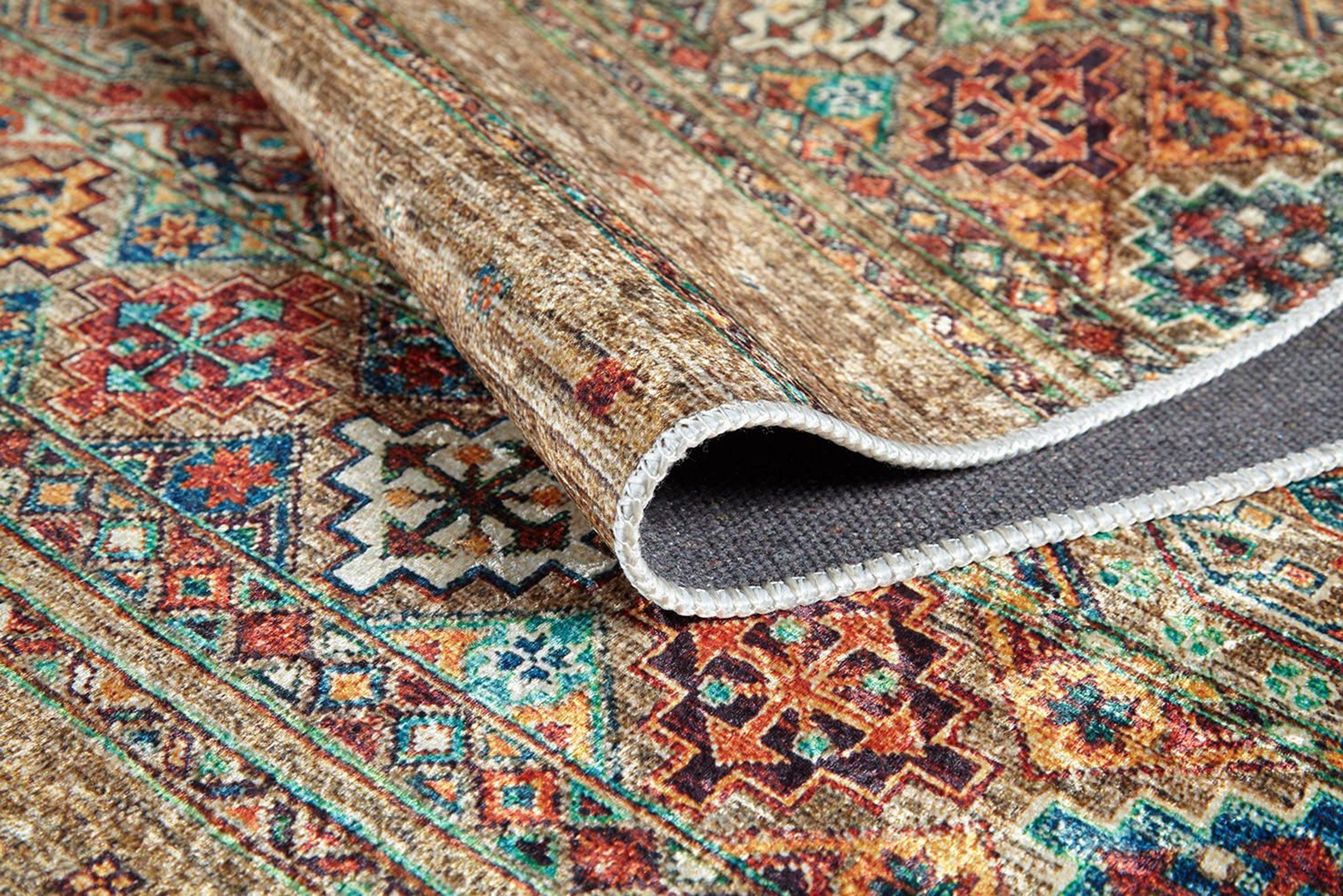 Noza Nomadic Turkish Brown Beige Rug