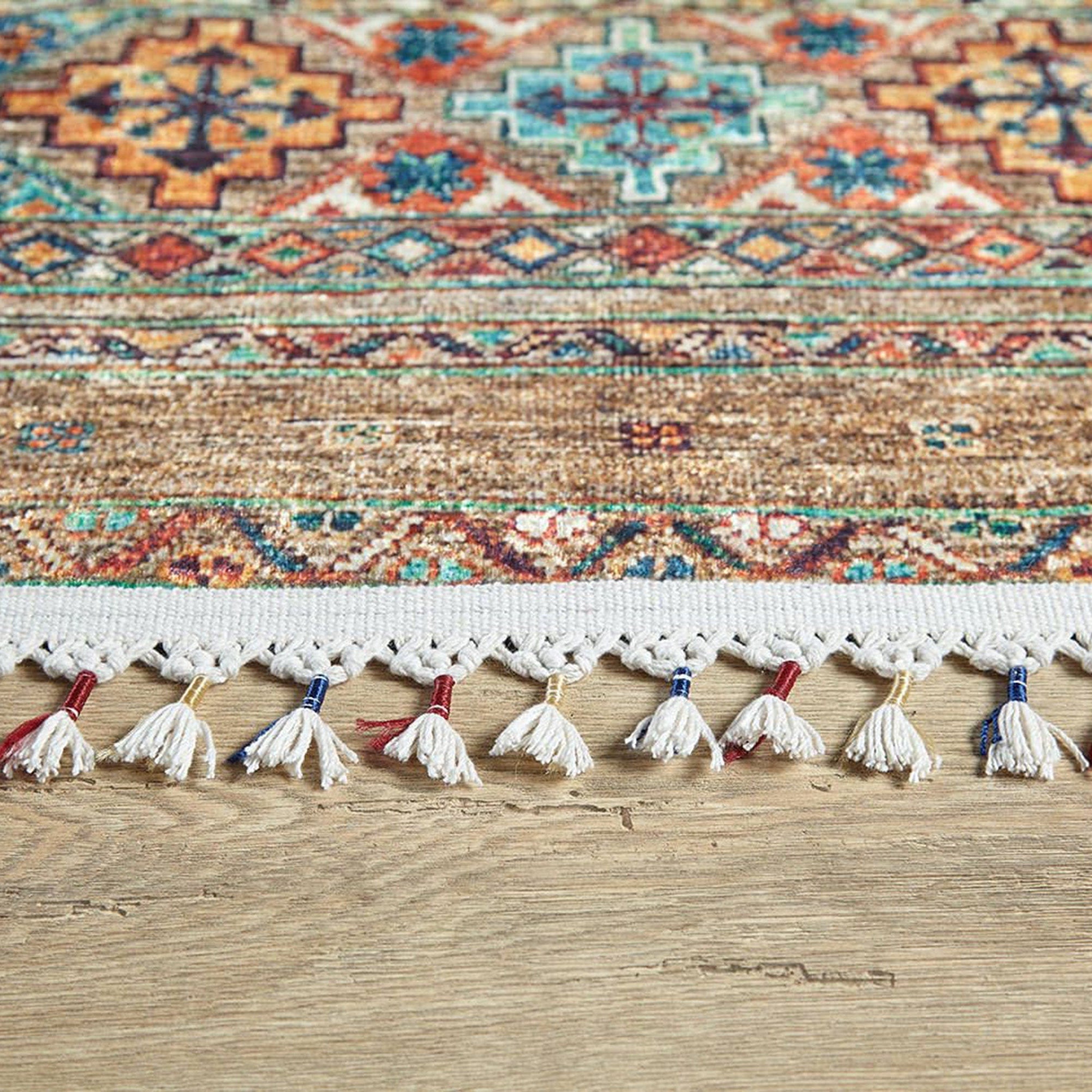 Noza Nomadic Turkish Brown Beige Rug