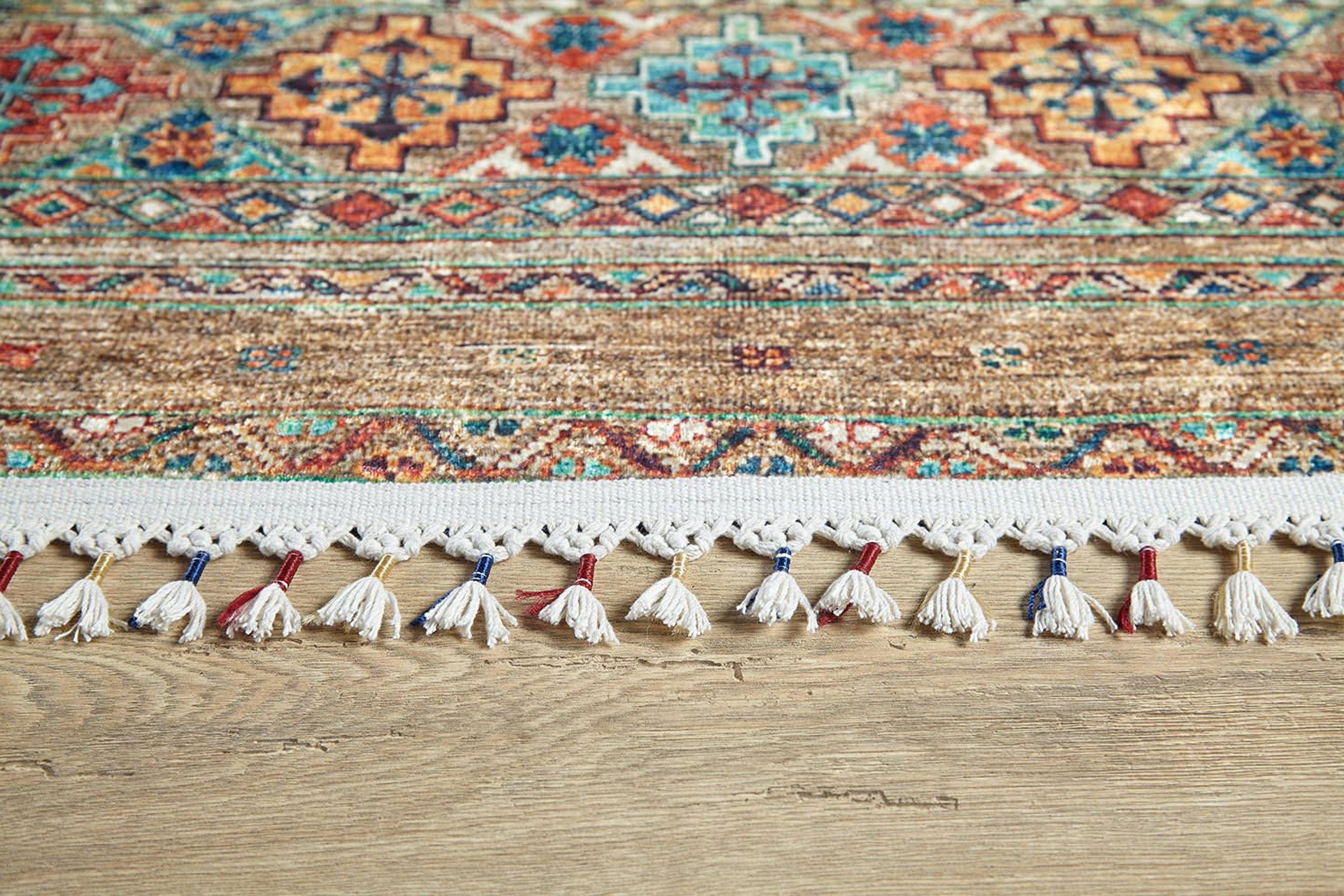 Noza Nomadic Turkish Brown Beige Rug