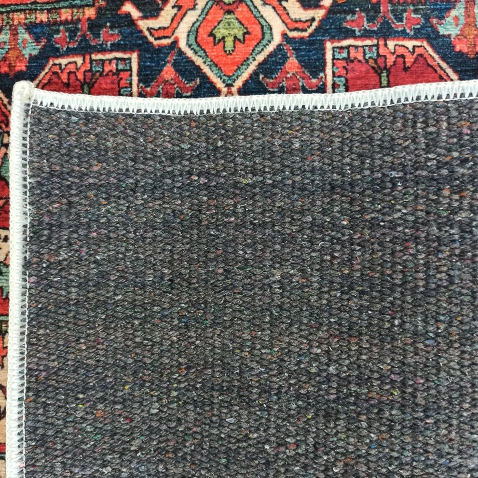 Nuna Red Persian Coral Heriz Rug