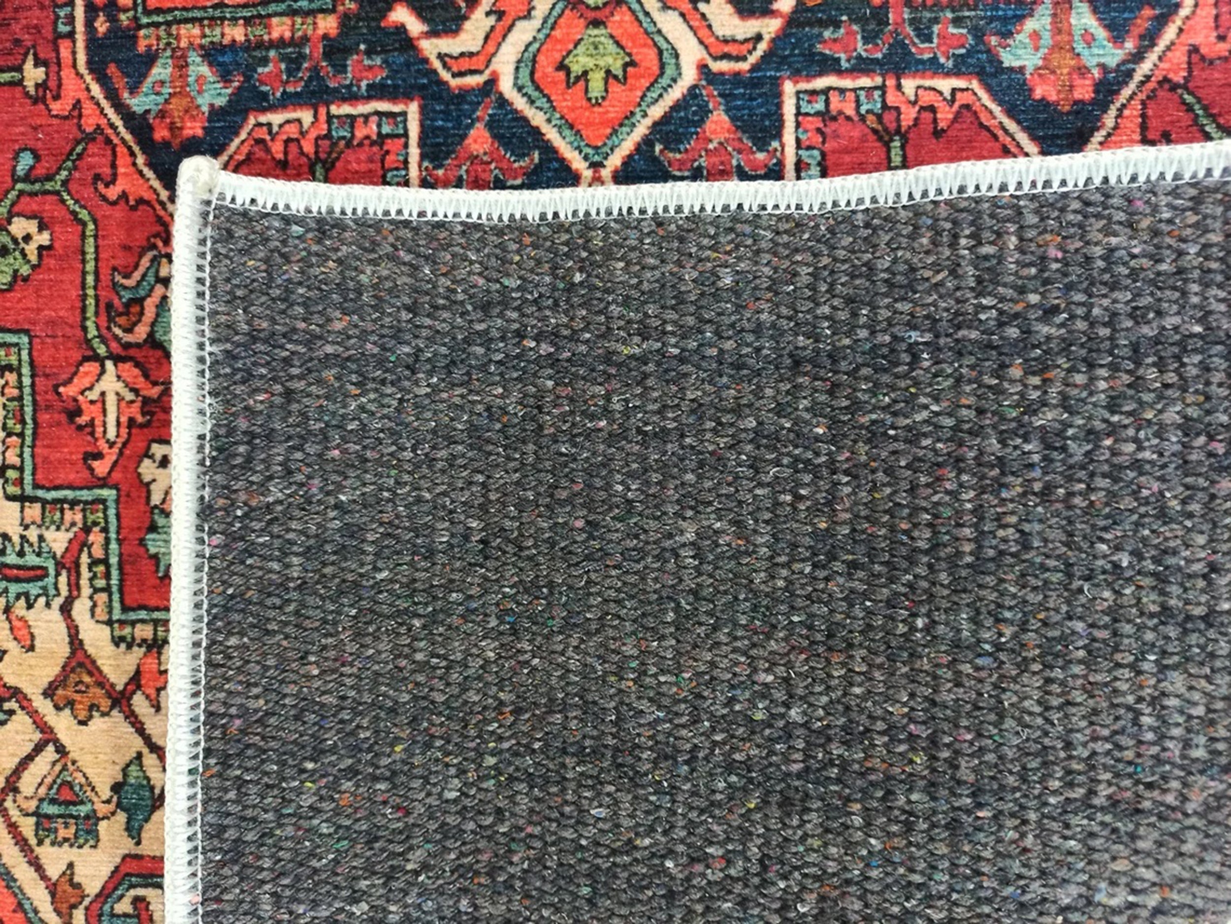 Nuna Red Persian Coral Heriz Rug