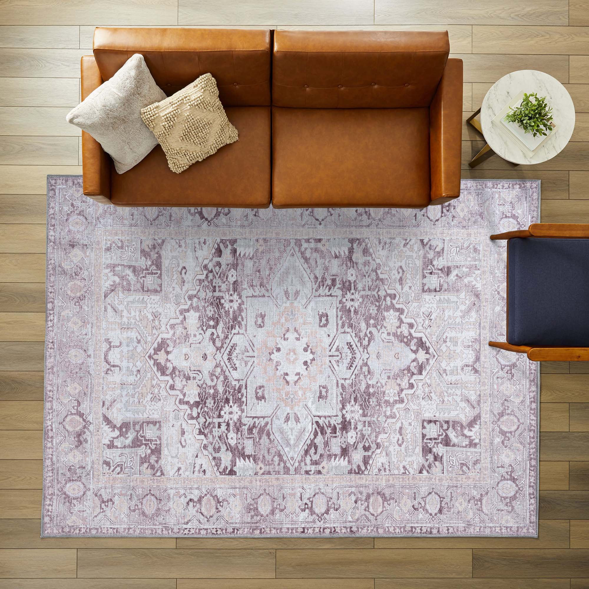 Munya Natural Pastel Modern Persian Rug