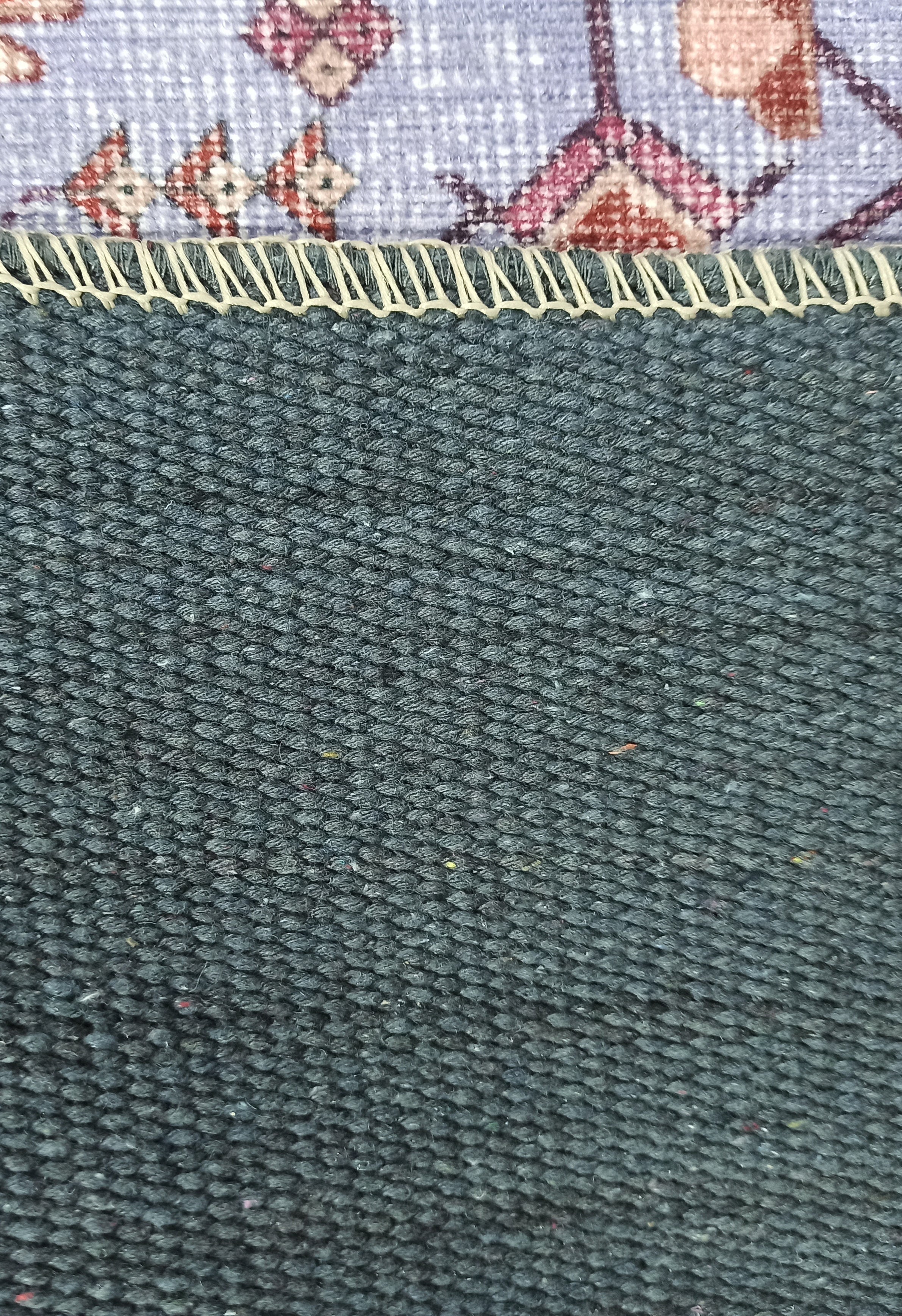 Ola Persian Heriz Red & Blue Medallion Rug