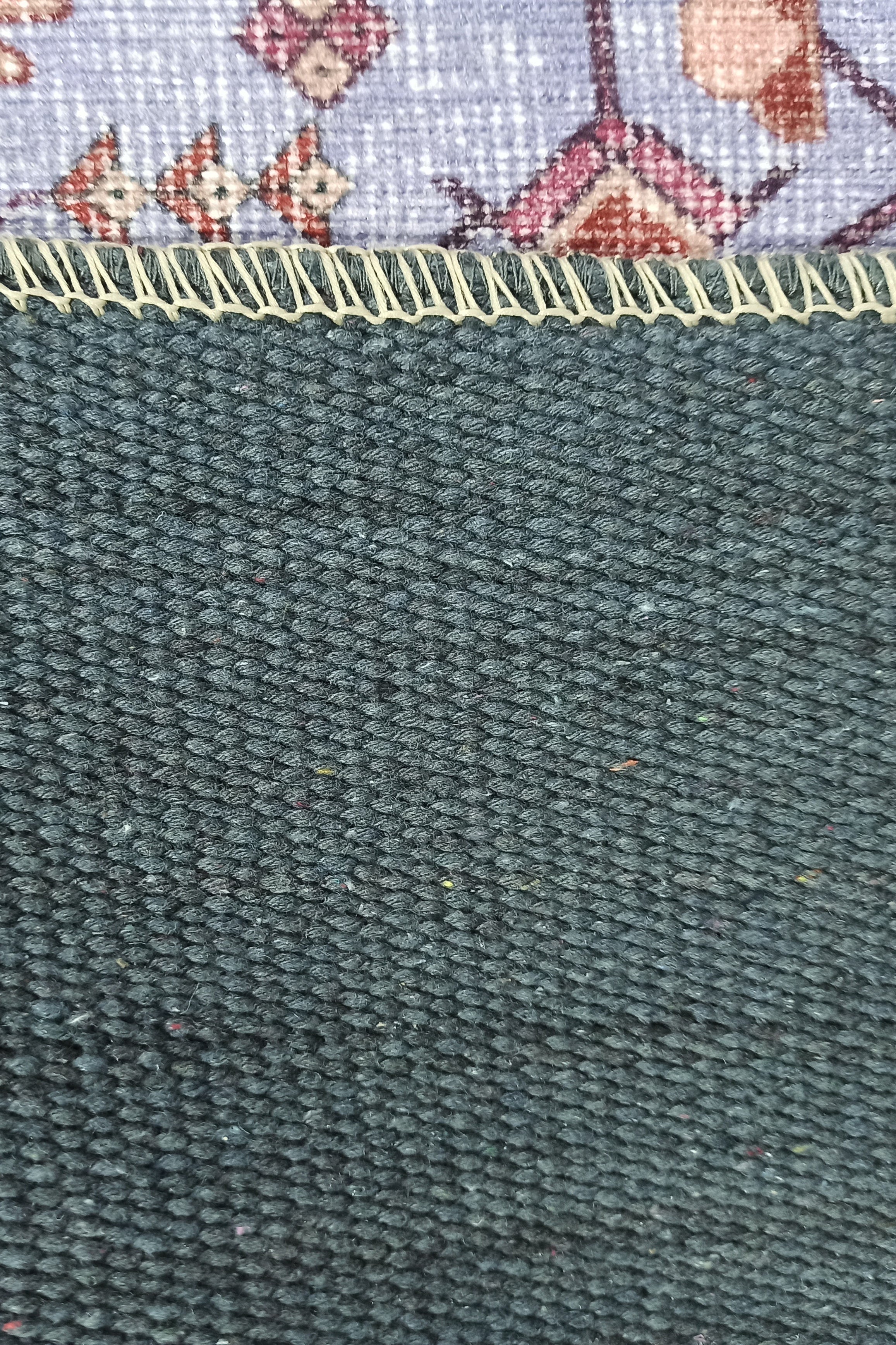 Ola Persian Heriz Red & Blue Medallion Rug