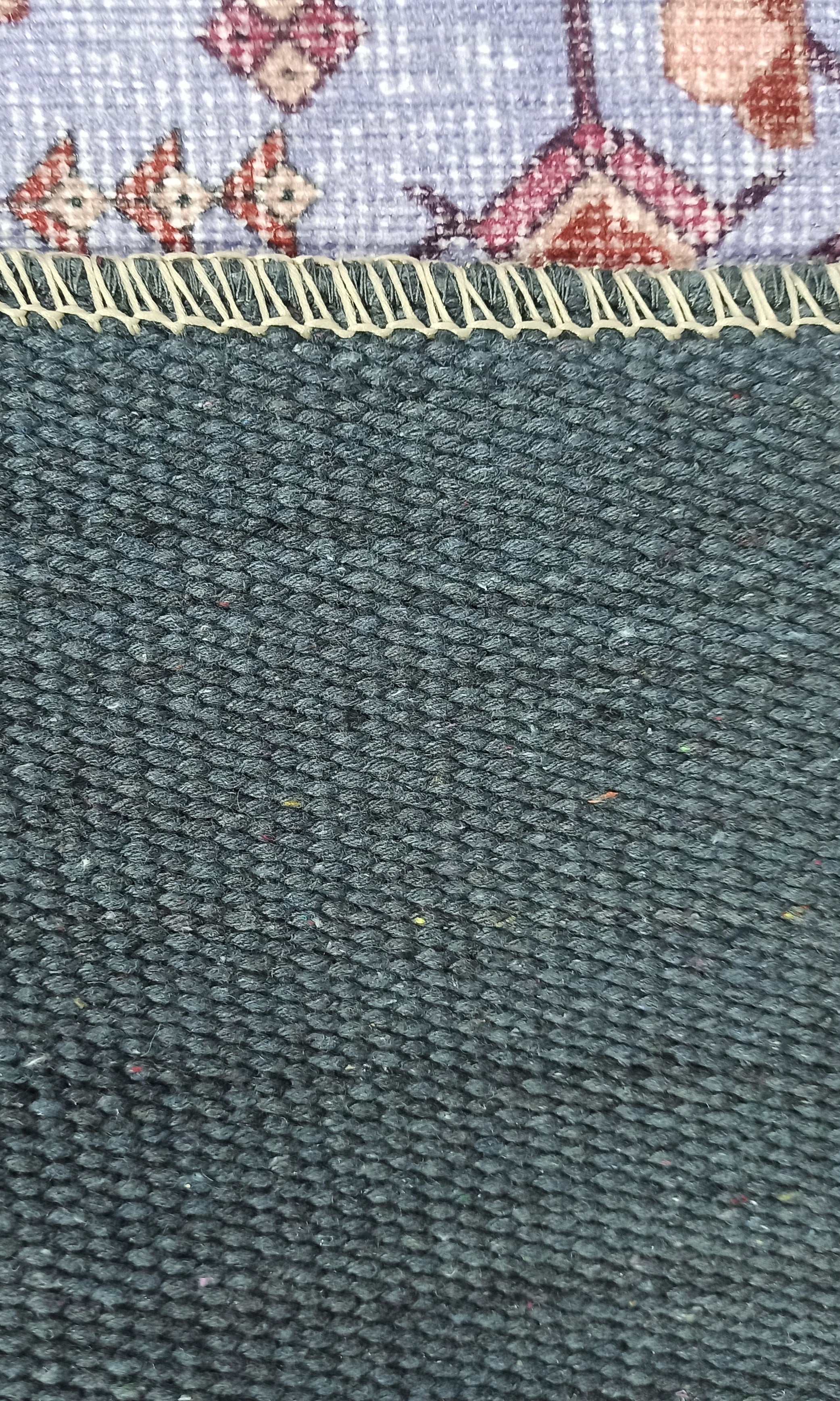 Ola Persian Heriz Red & Blue Medallion Rug