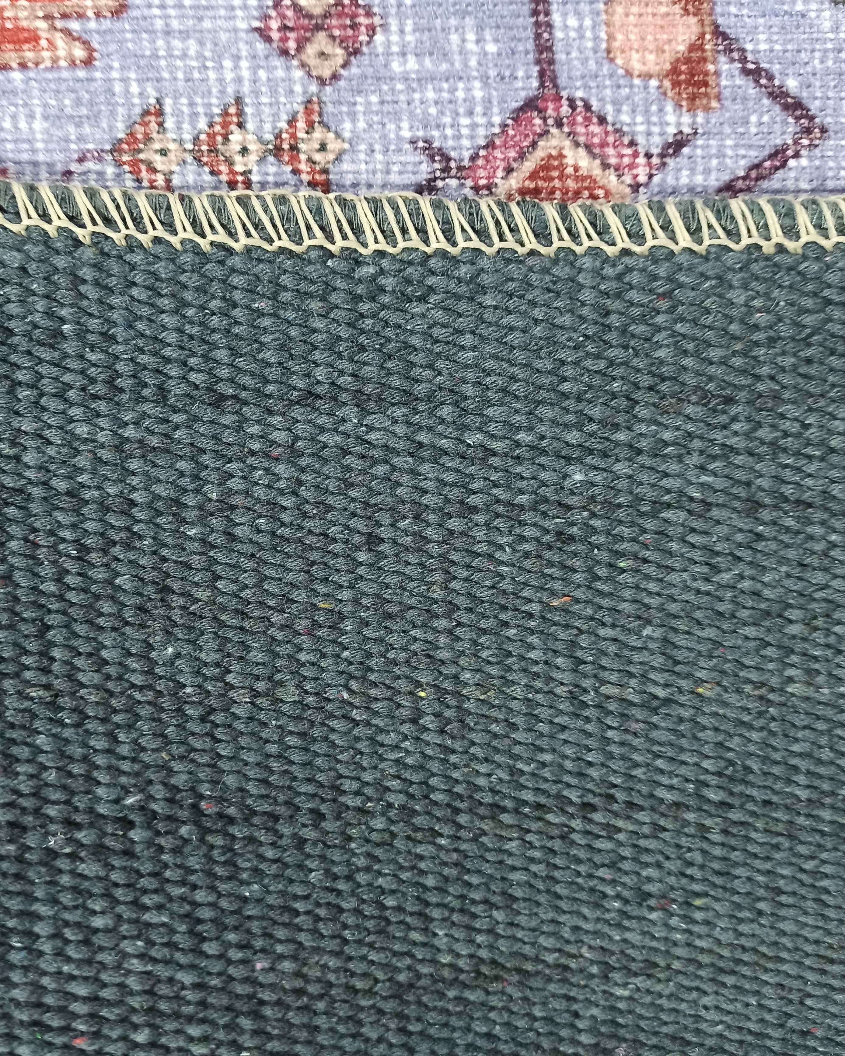 Ola Persian Heriz Red & Blue Medallion Rug