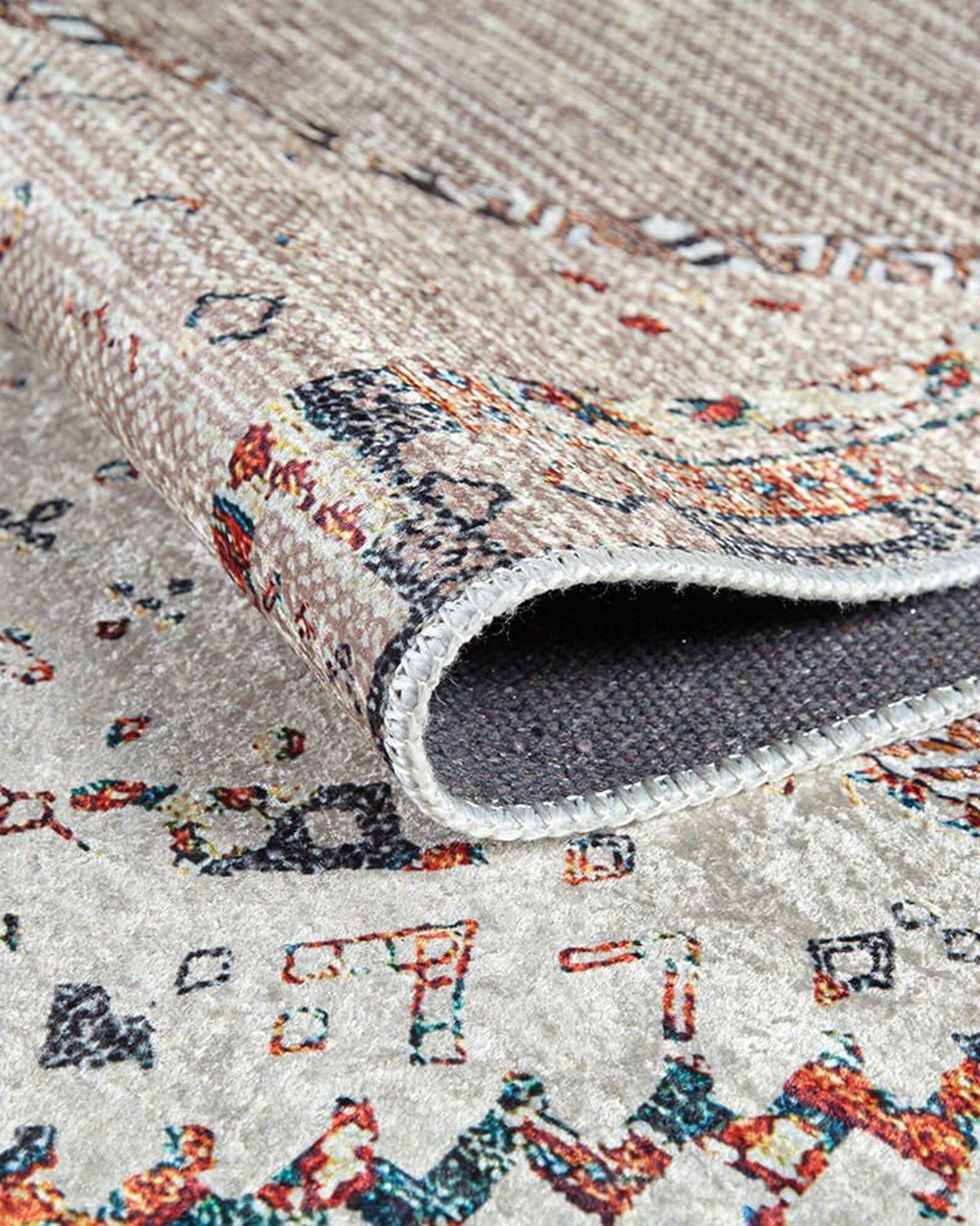 Omniya Moroccan Diamond Trellis Beige Rug