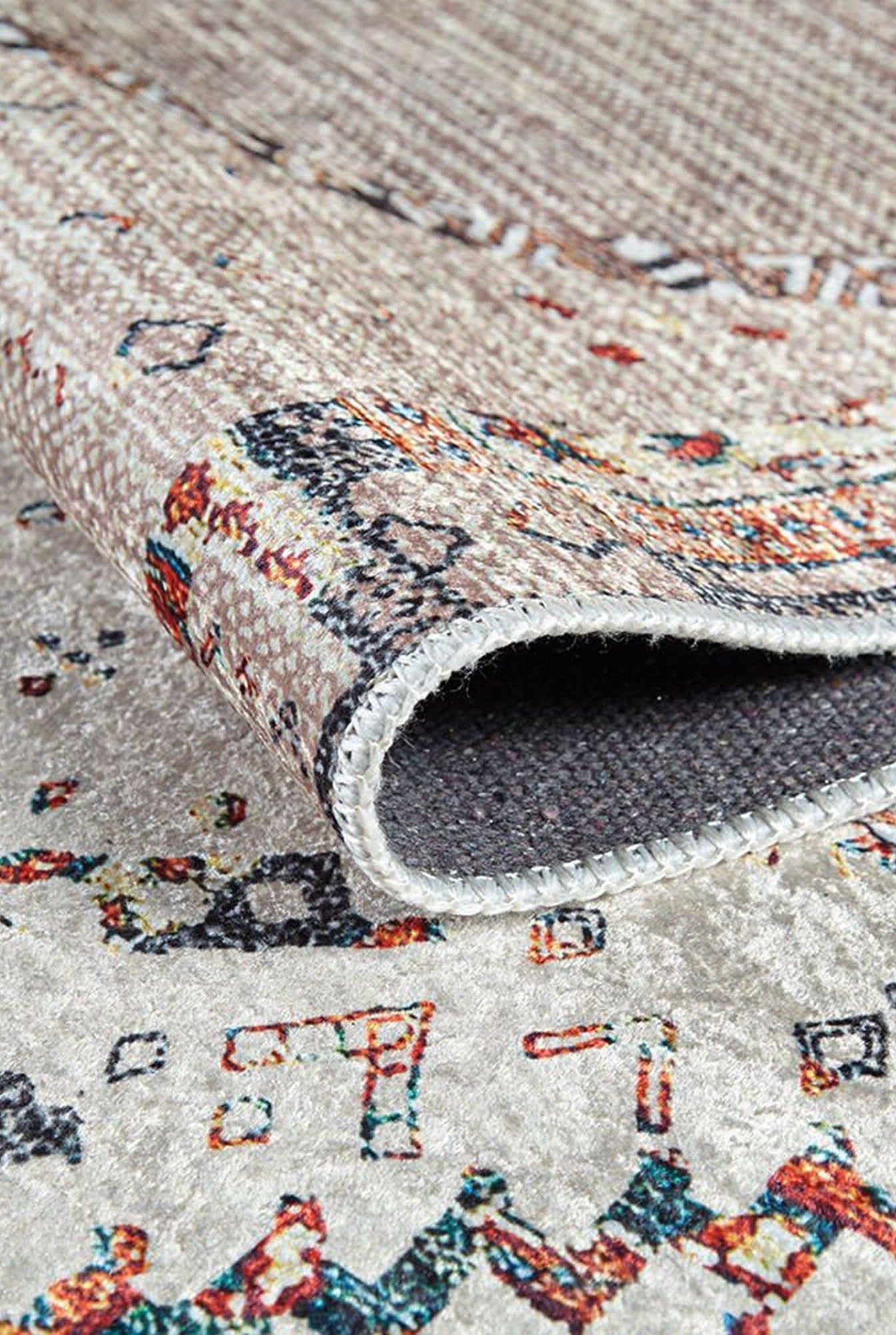 Omniya Moroccan Diamond Trellis Beige Rug