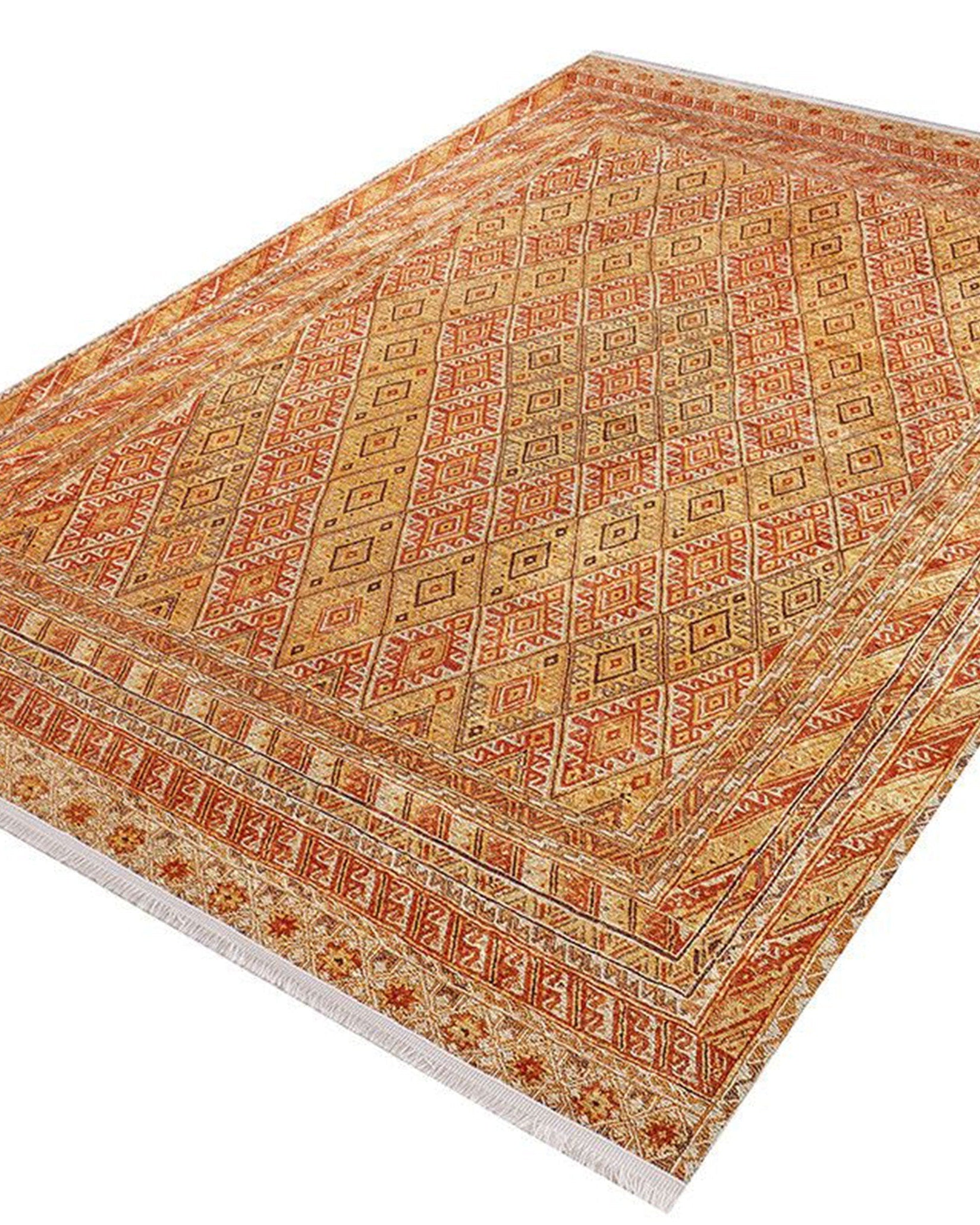 Orish Turkish Kilim Orange Yellow Rug