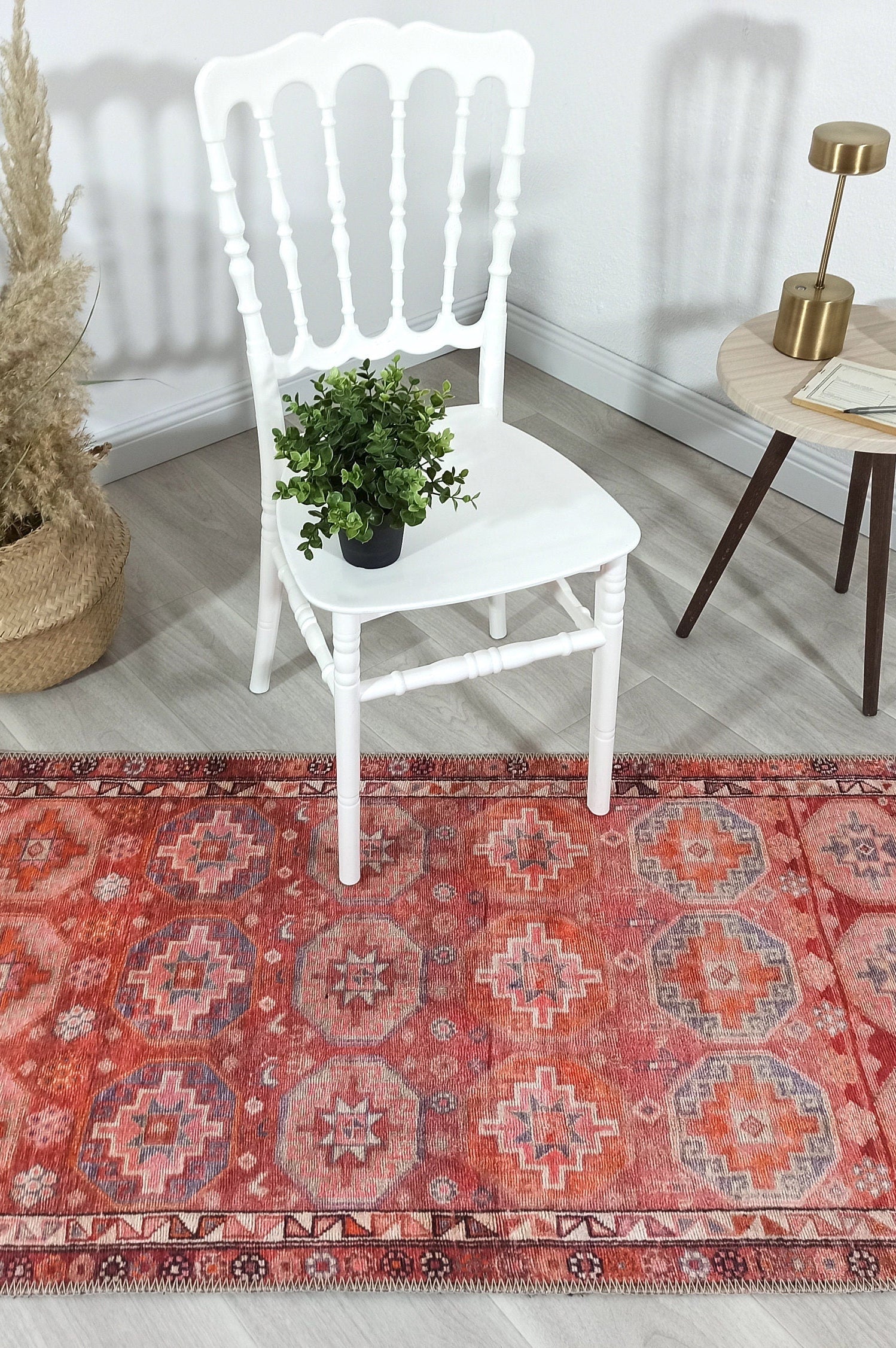 Osa Rug Turkish Coral Red Pink Rug