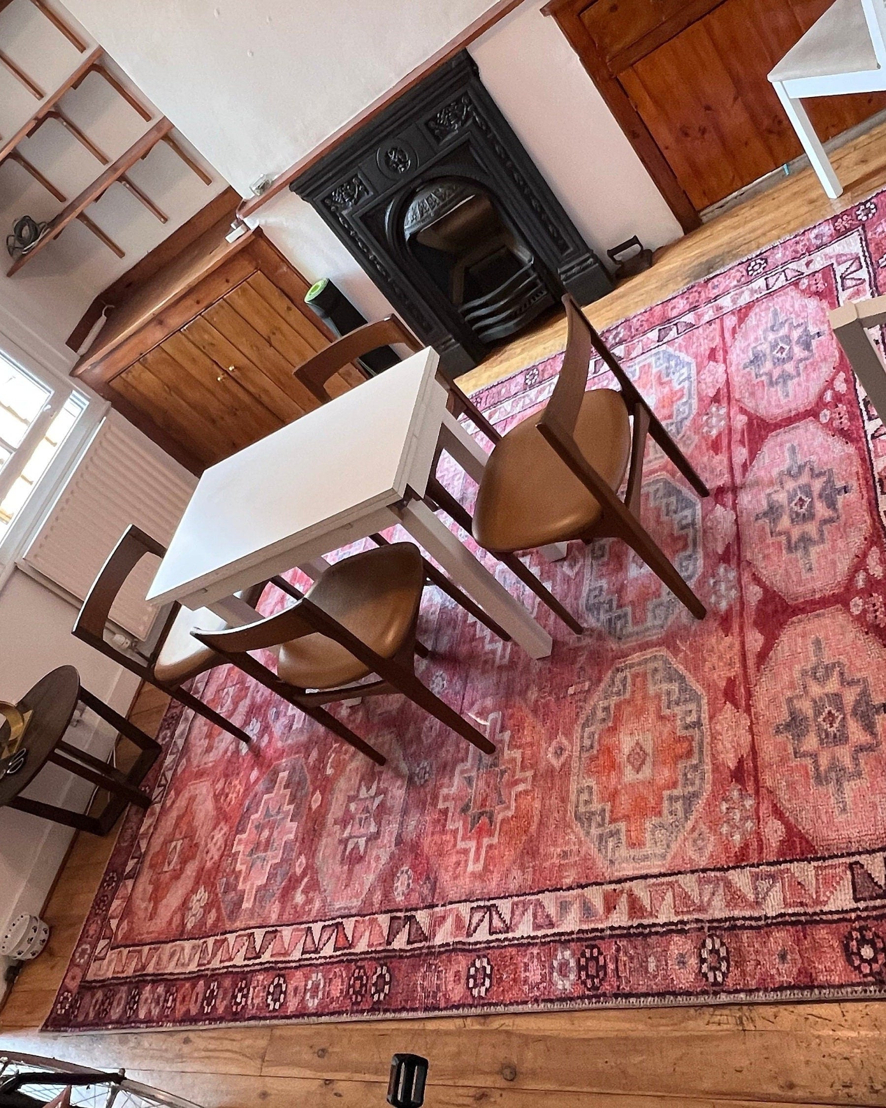 Osa Rug Turkish Coral Red Pink Rug