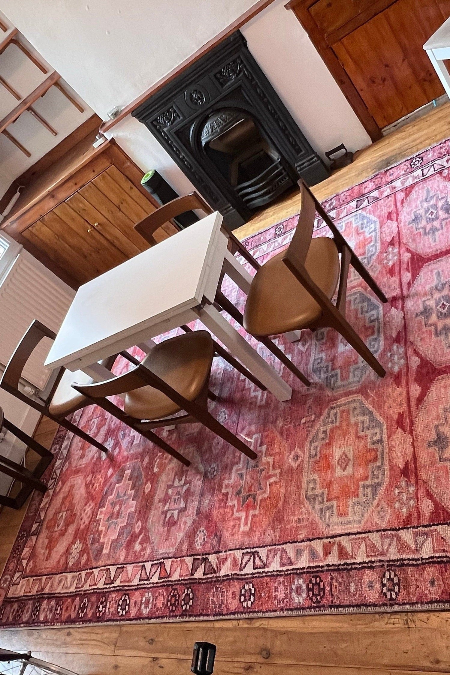 Osa Rug Turkish Coral Red Pink Rug