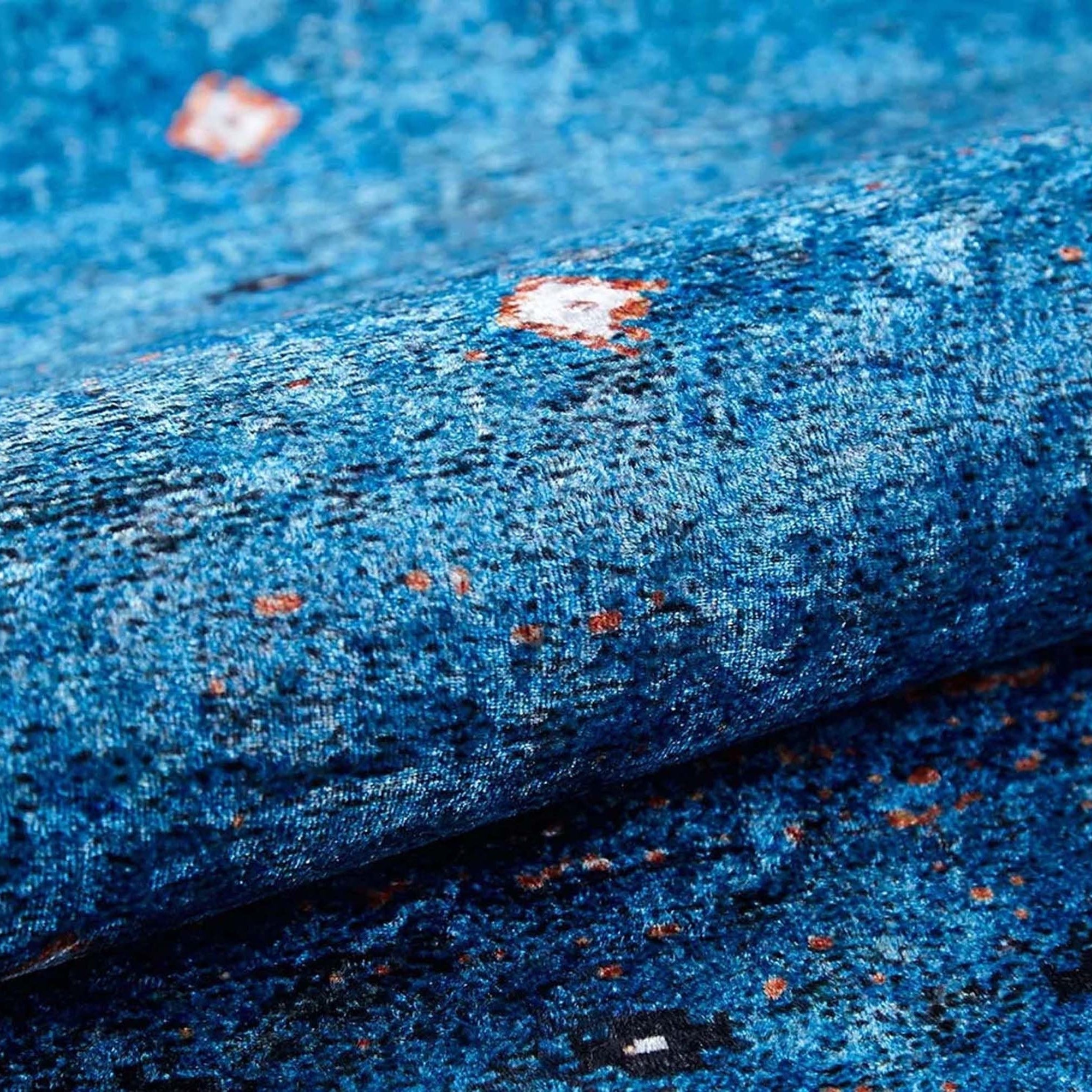 Ouri Turkish Oushak Blue Rug