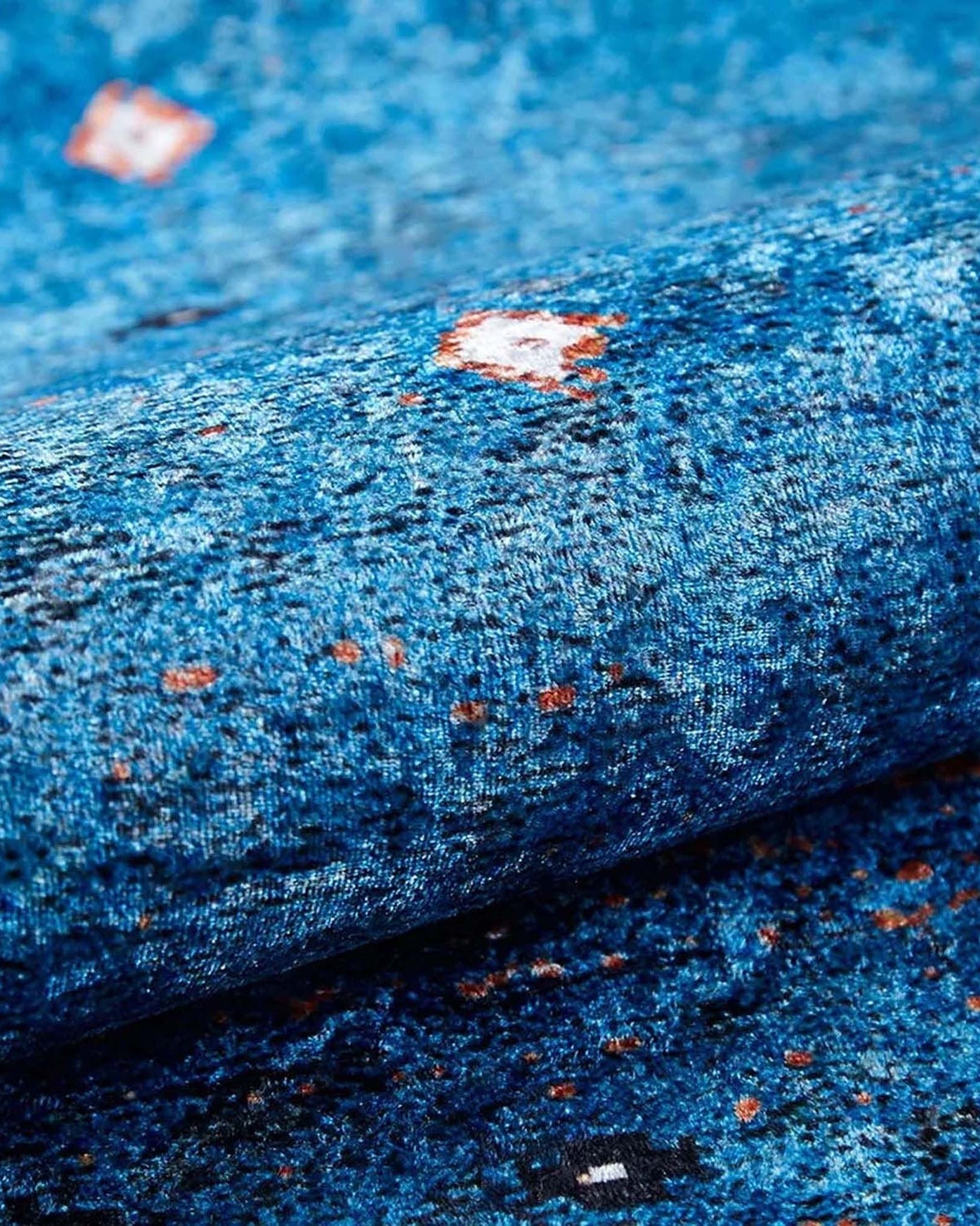 Ouri Turkish Oushak Blue Rug