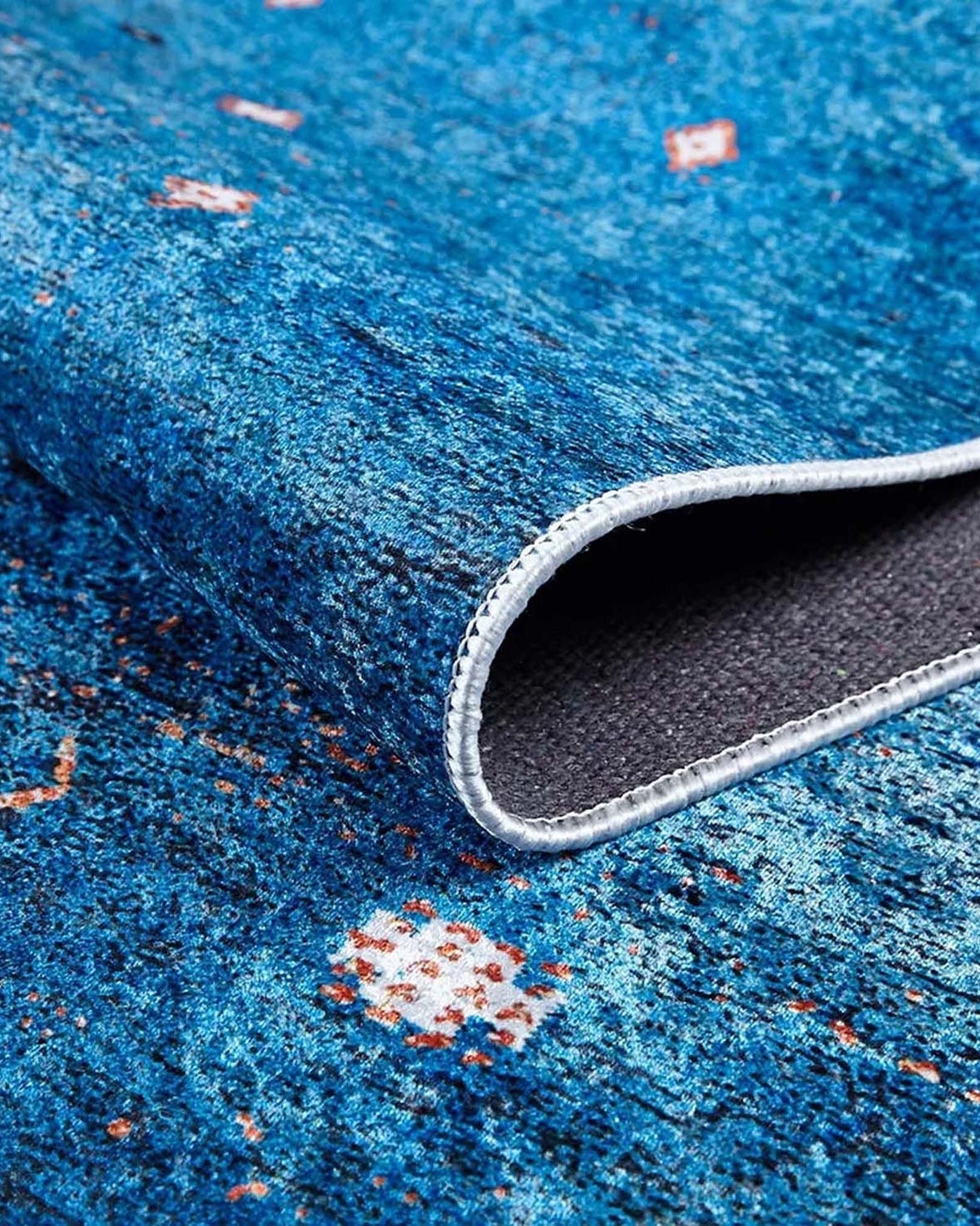 Ouri Turkish Oushak Blue Rug