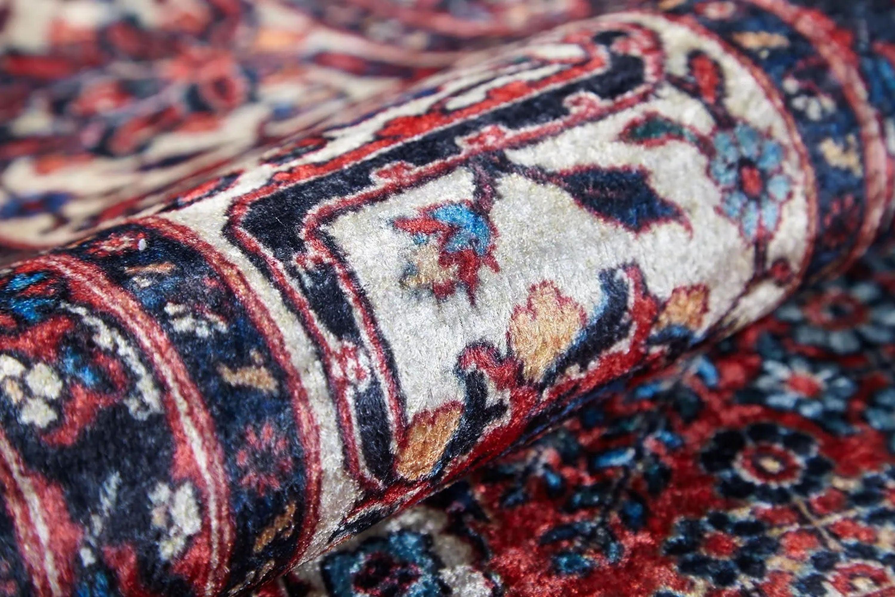 Paila Turkish Oushak Tribal Red Beige Rug