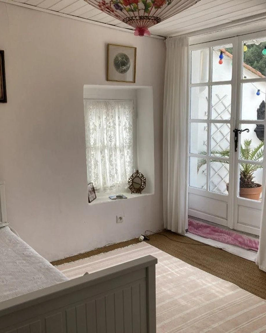 Pama Revesible Pastel Pink Kilim Rug