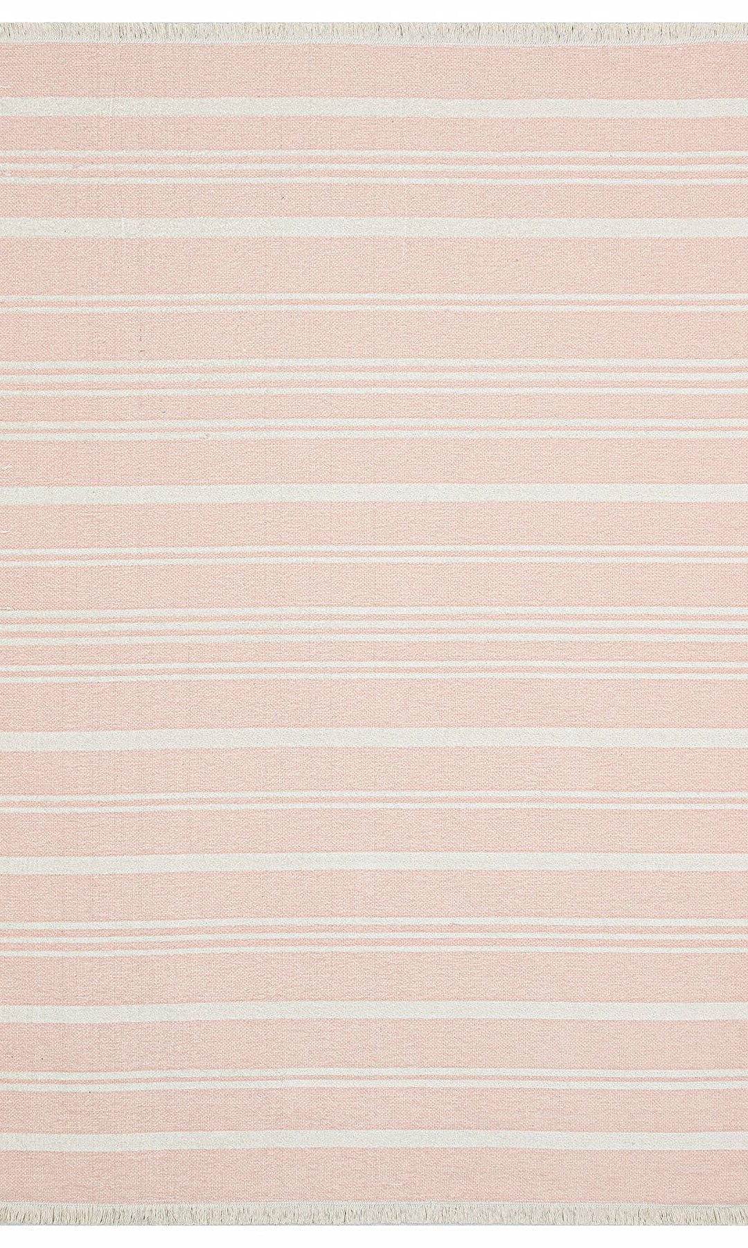 Pama Revesible Pastel Pink Kilim Rug