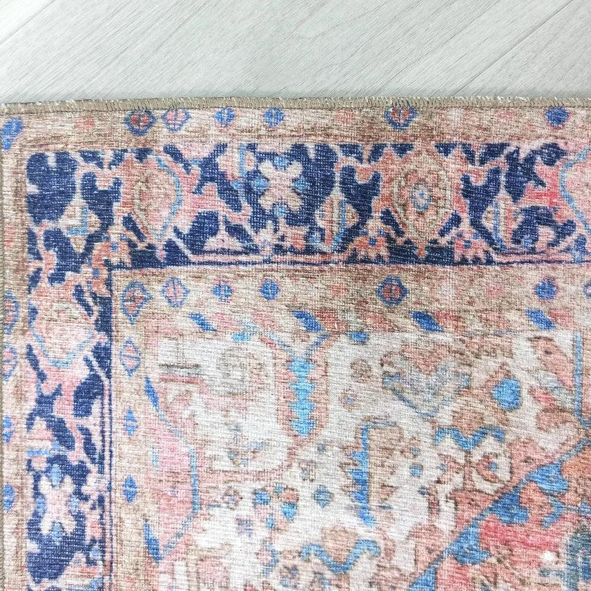 Para Rug Heriz Persian Beige Pink Rug