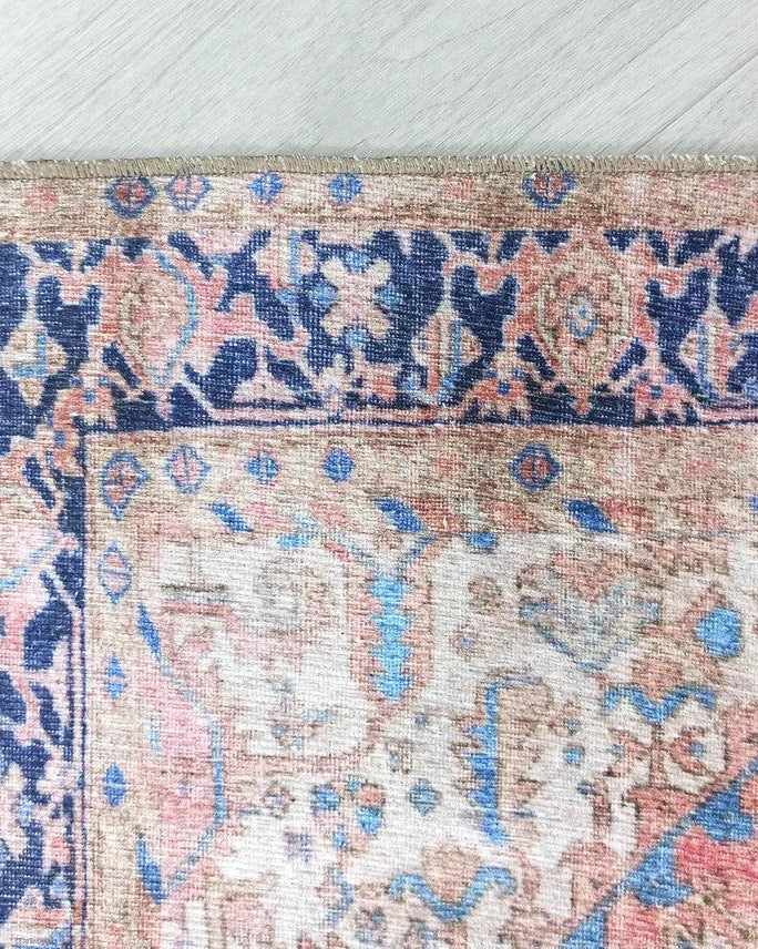 Para Rug Heriz Persian Beige Pink Rug