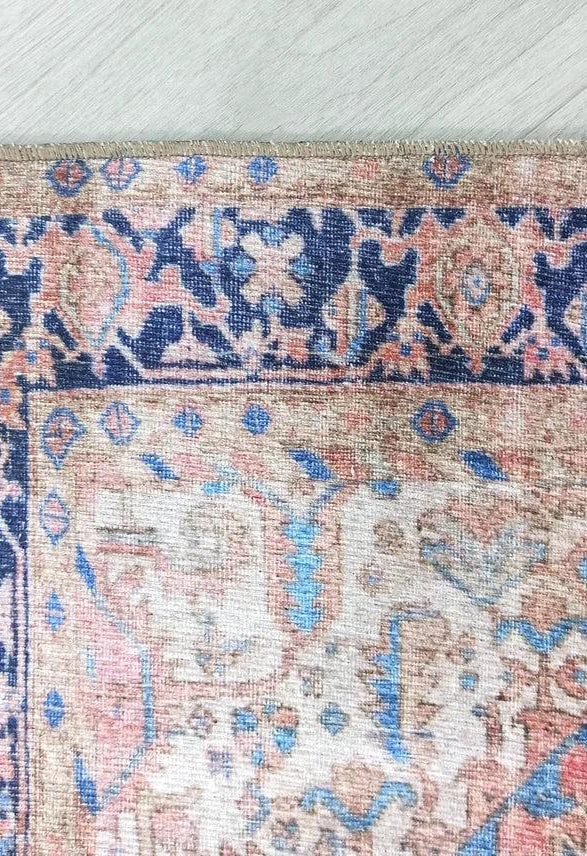 Para Rug Heriz Persian Beige Pink Rug